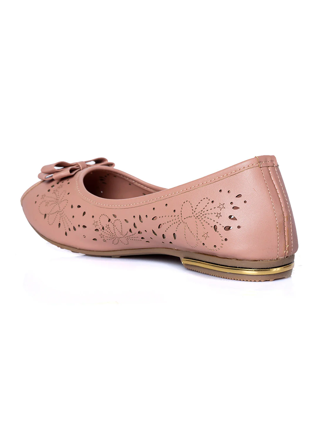 KHADIM Adrianna Peep-Toe Ballerina Shoe for Girls (4.5-12 yrs) - Image 3