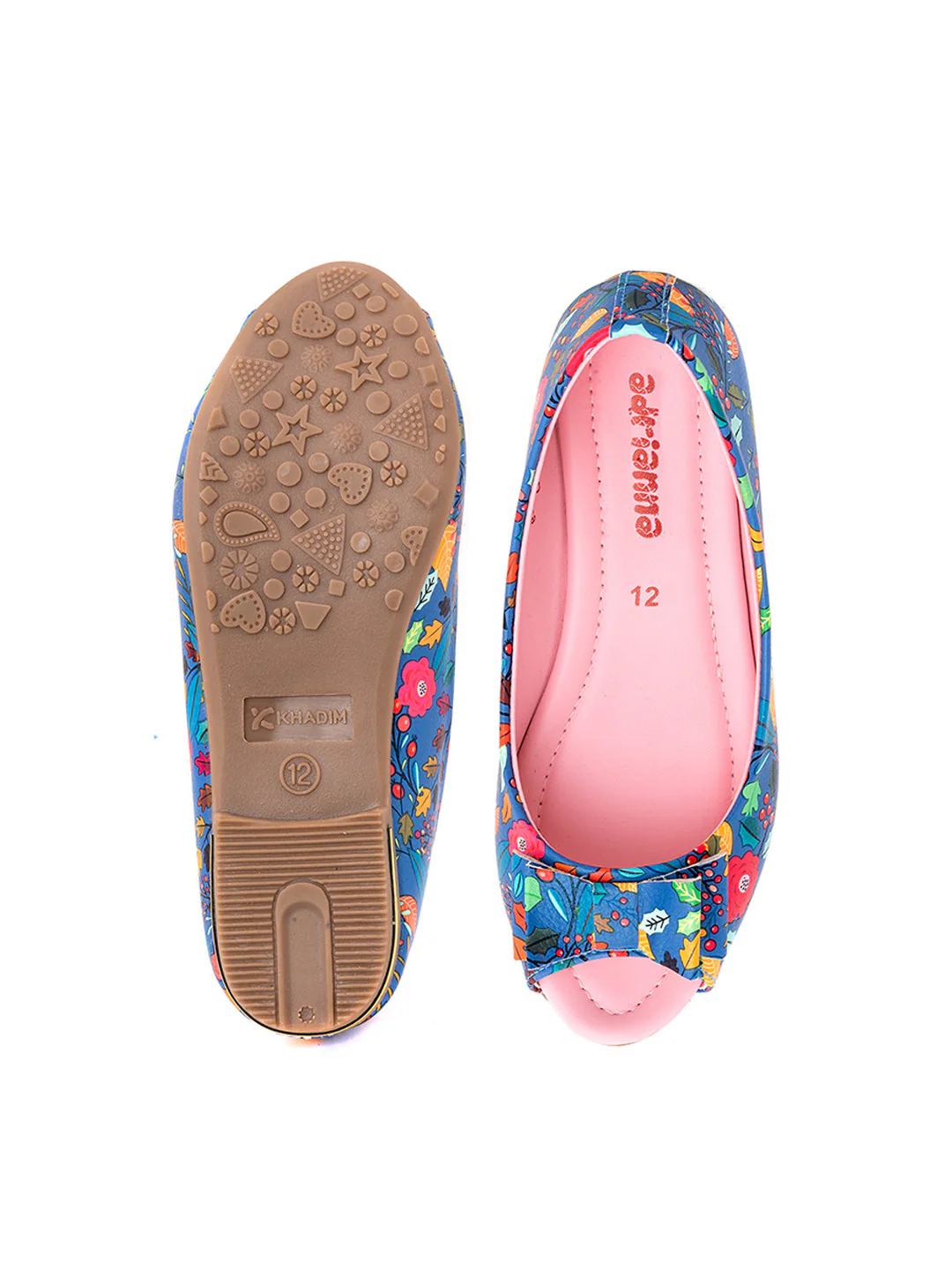 KHADIM Adrianna Peep-Toe Ballerina Shoe for Girls (4.5-12 yrs) - Image 11