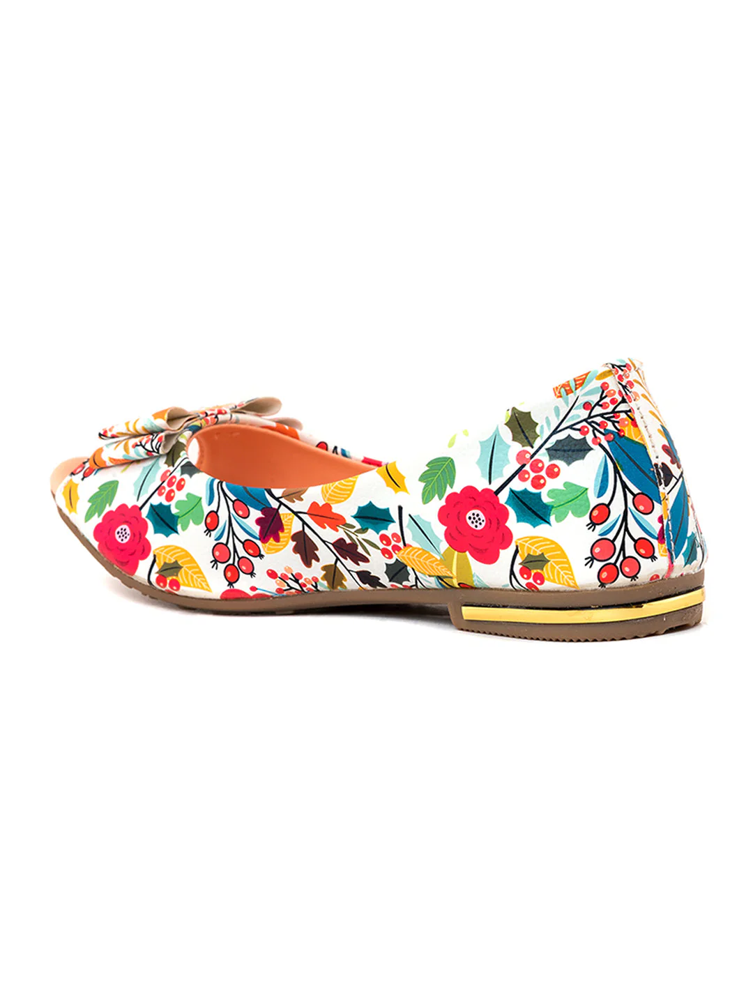 KHADIM Adrianna Peep-Toe Ballerina Shoe for Girls (4.5-12 yrs) - Image 3