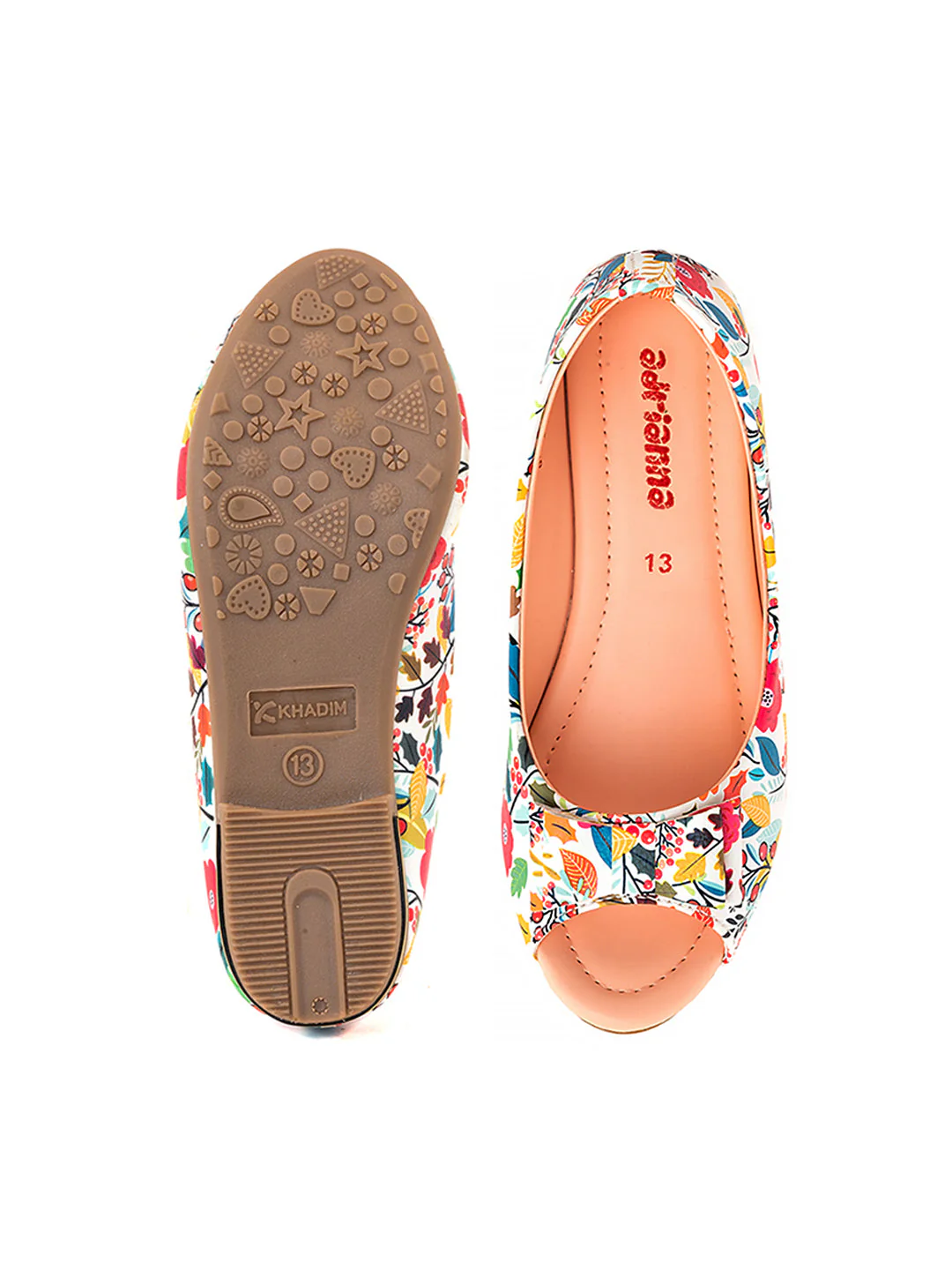 KHADIM Adrianna Peep-Toe Ballerina Shoe for Girls (4.5-12 yrs) - Image 5
