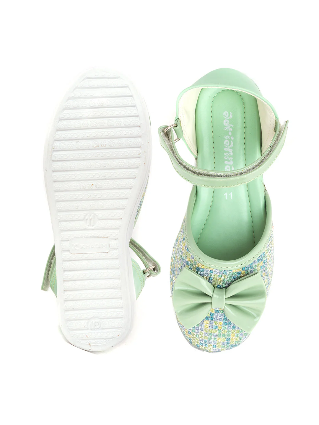 KHADIM Adrianna Flat D'orsay Sandal for Girls (4.5-12 yrs) - Image 11