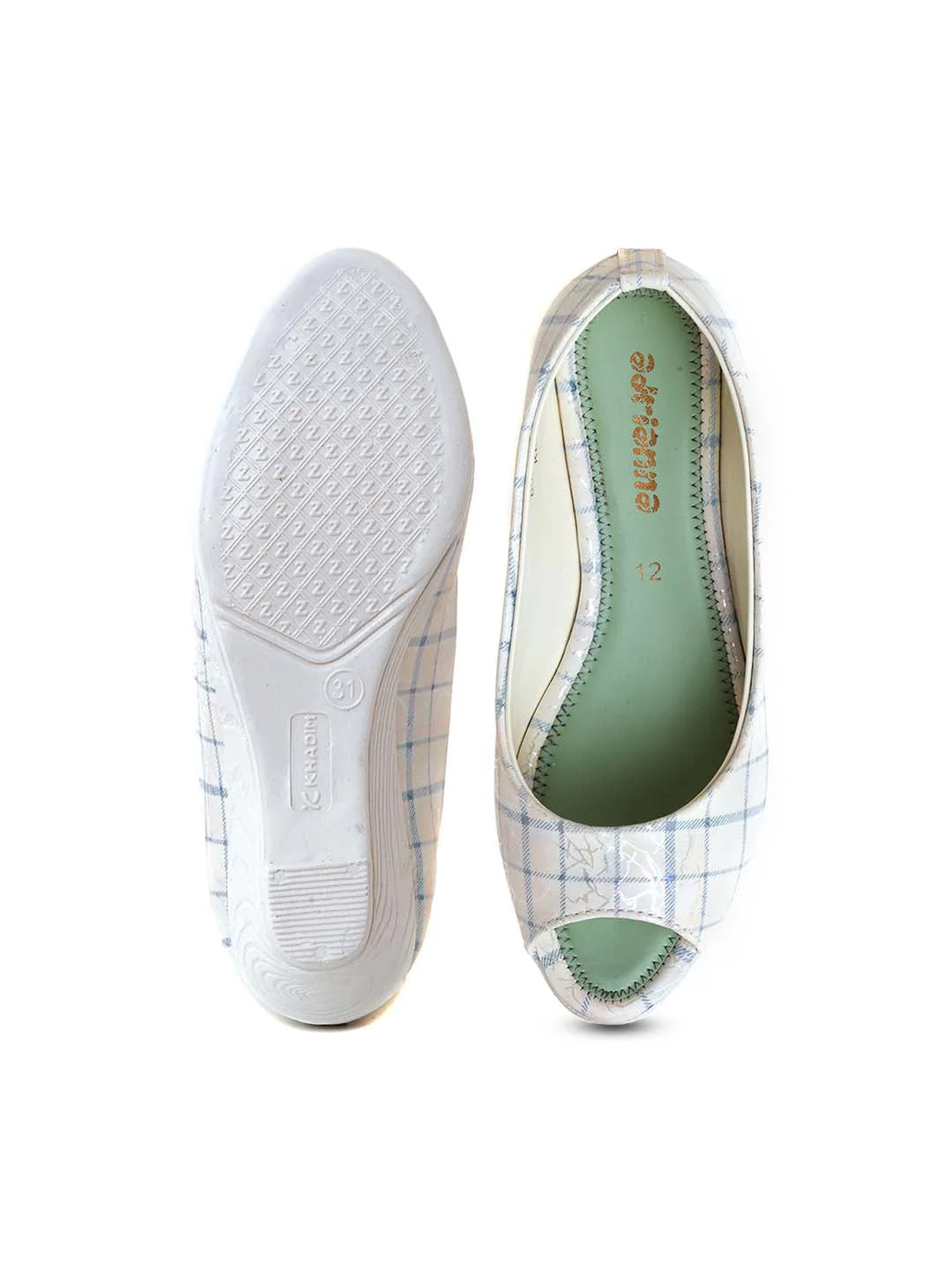 KHADIM Adrianna Peep-Toe Ballerina Shoe for Girls (4.5-12 yrs) - Image 4
