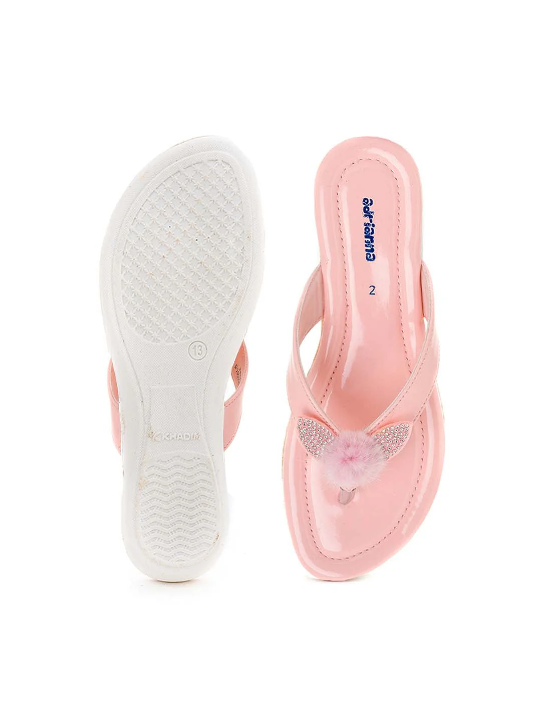 KHADIM Adrianna Flat Slip-On Sandal for Girls (4.5-12 yrs) - Image 5
