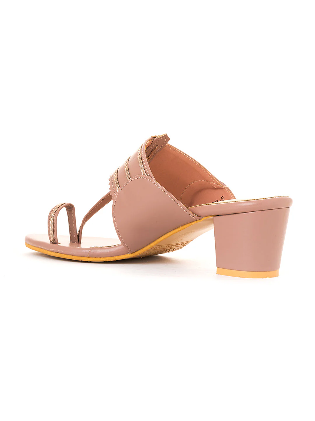 Khadim Block Heel Kolhapuri Slip On Sandal for Women - Image 7