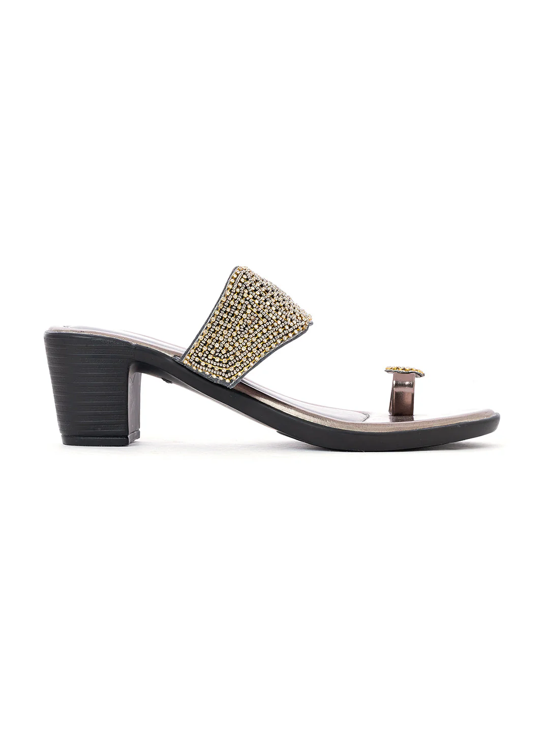 Khadim Block Heel Slip On Sandal for Women - Image 3