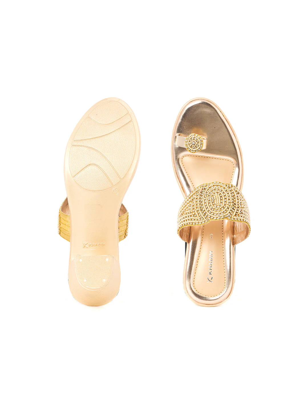 Khadim Block Heel Slip On Sandal for Women - Image 9