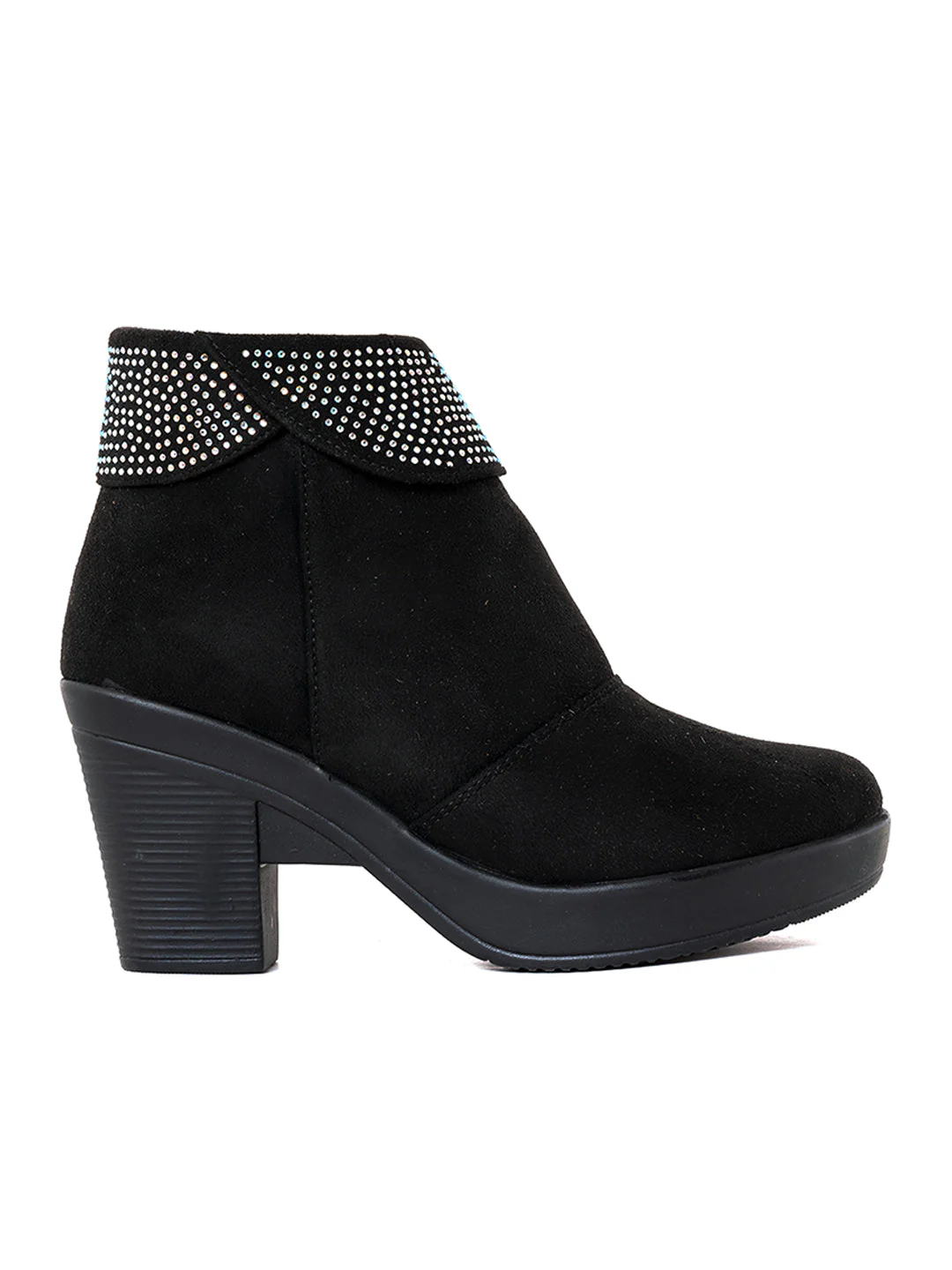 Khadim Cleo Block Heel Cuff Boots for Women - Image 8