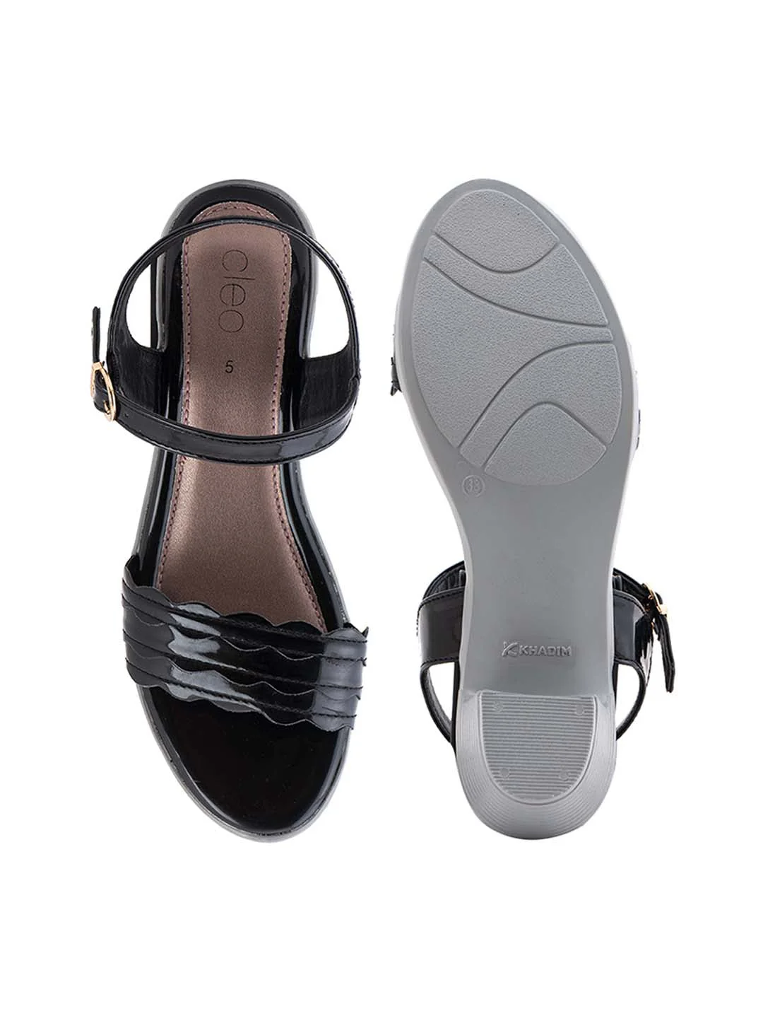 Khadim Cleo Block Heel Sandal for Women - Image 4