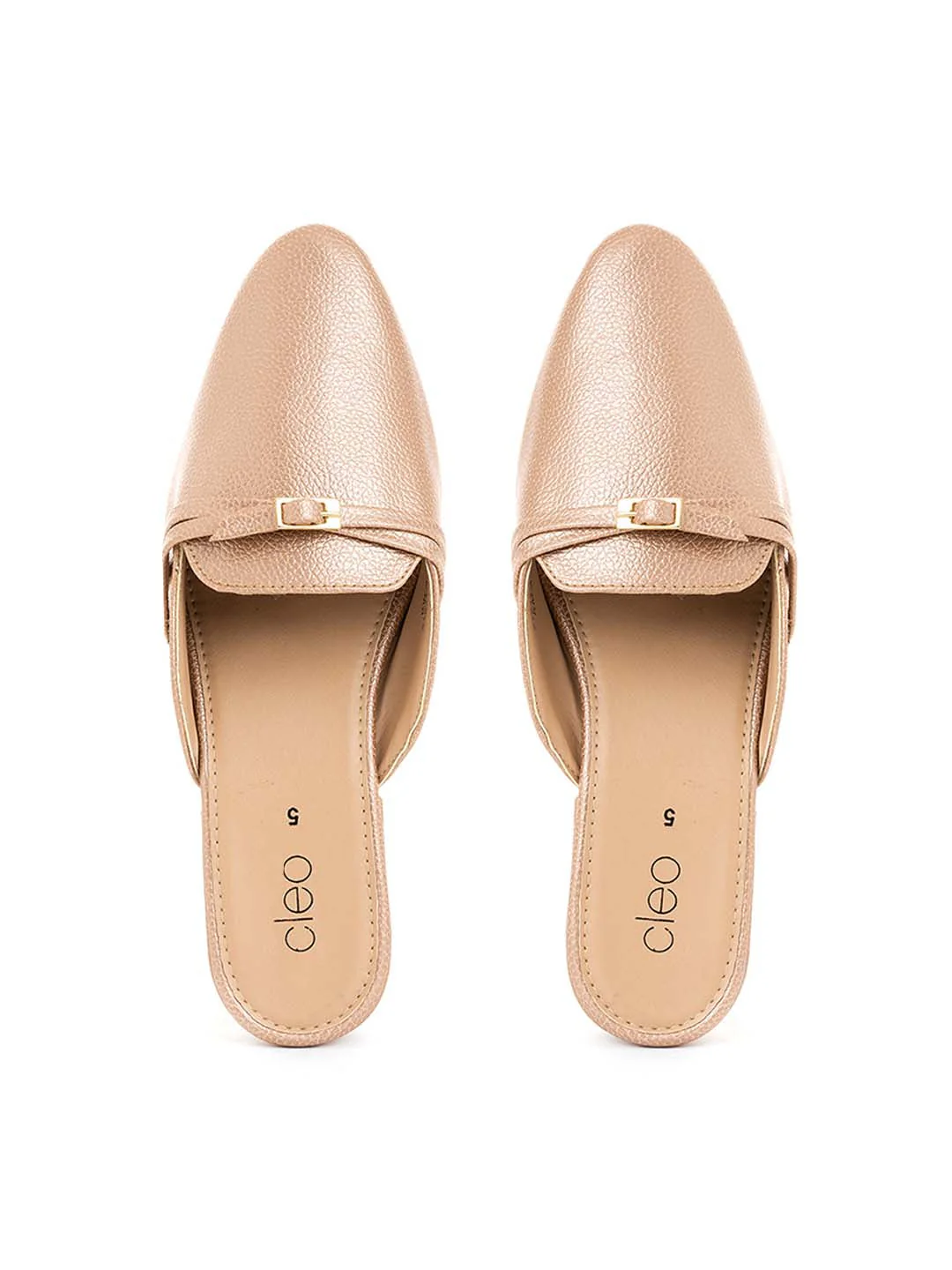 Khadim Cleo Flat Loafer Mule Slip On Sandal for Women - Image 8