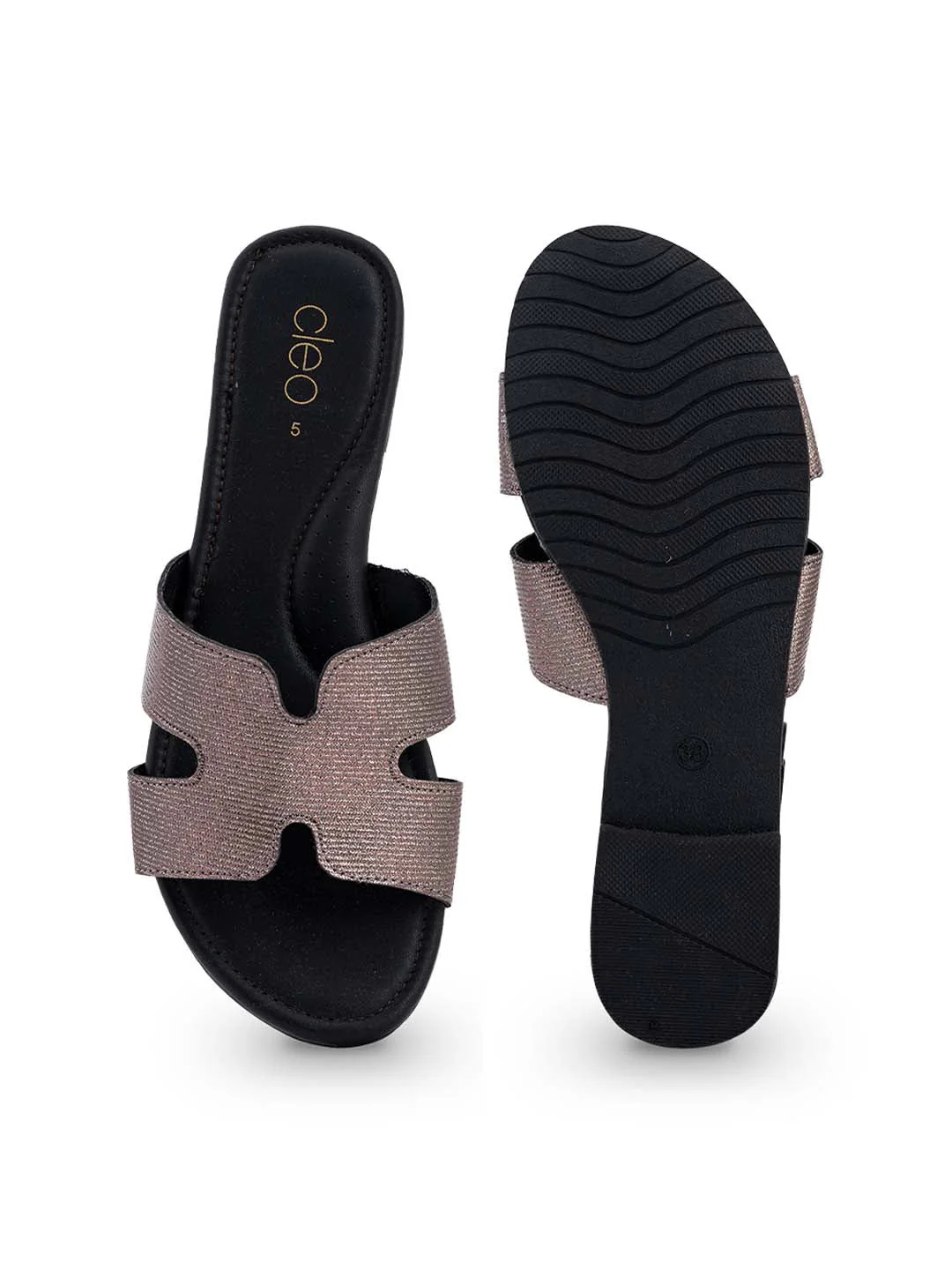 Khadim Cleo Flat Mule Slide Sandal for Women - Image 5