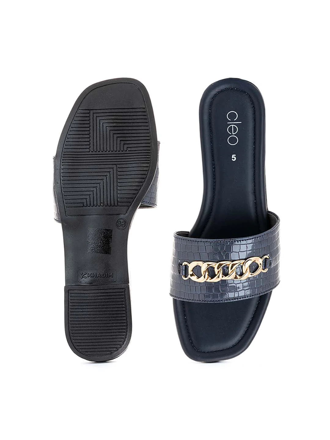 Khadim Cleo Flat Mule Slide Sandal for Women - Image 5