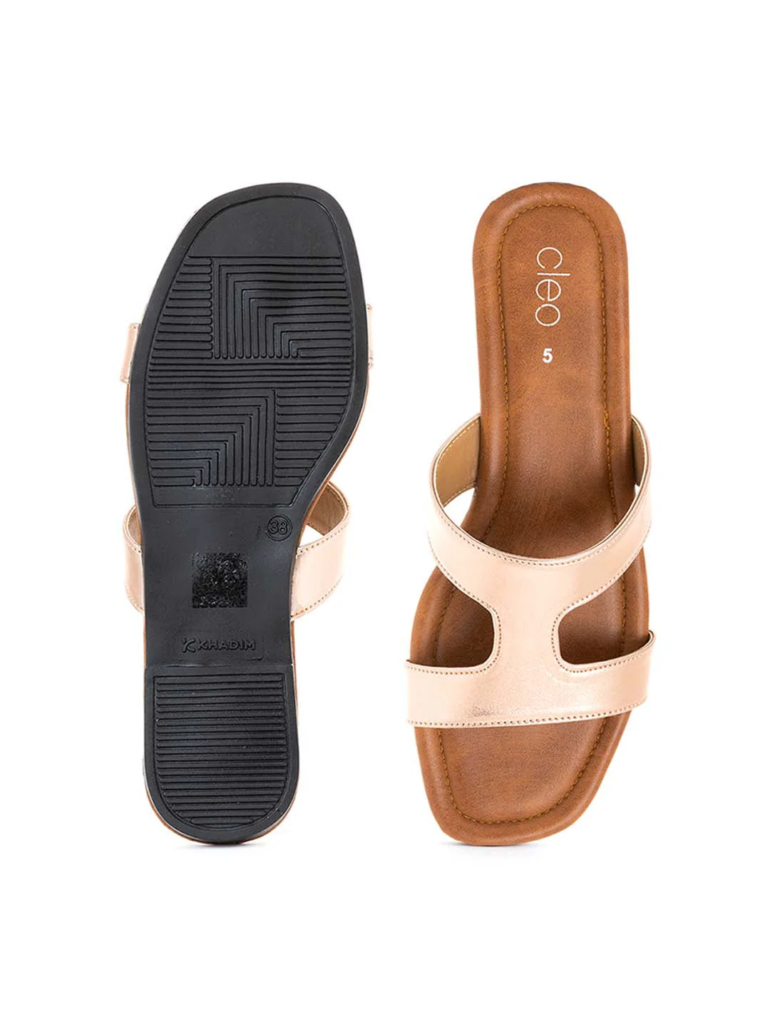 Khadim Cleo Flat Mule Slide Sandal for Women - Image 11