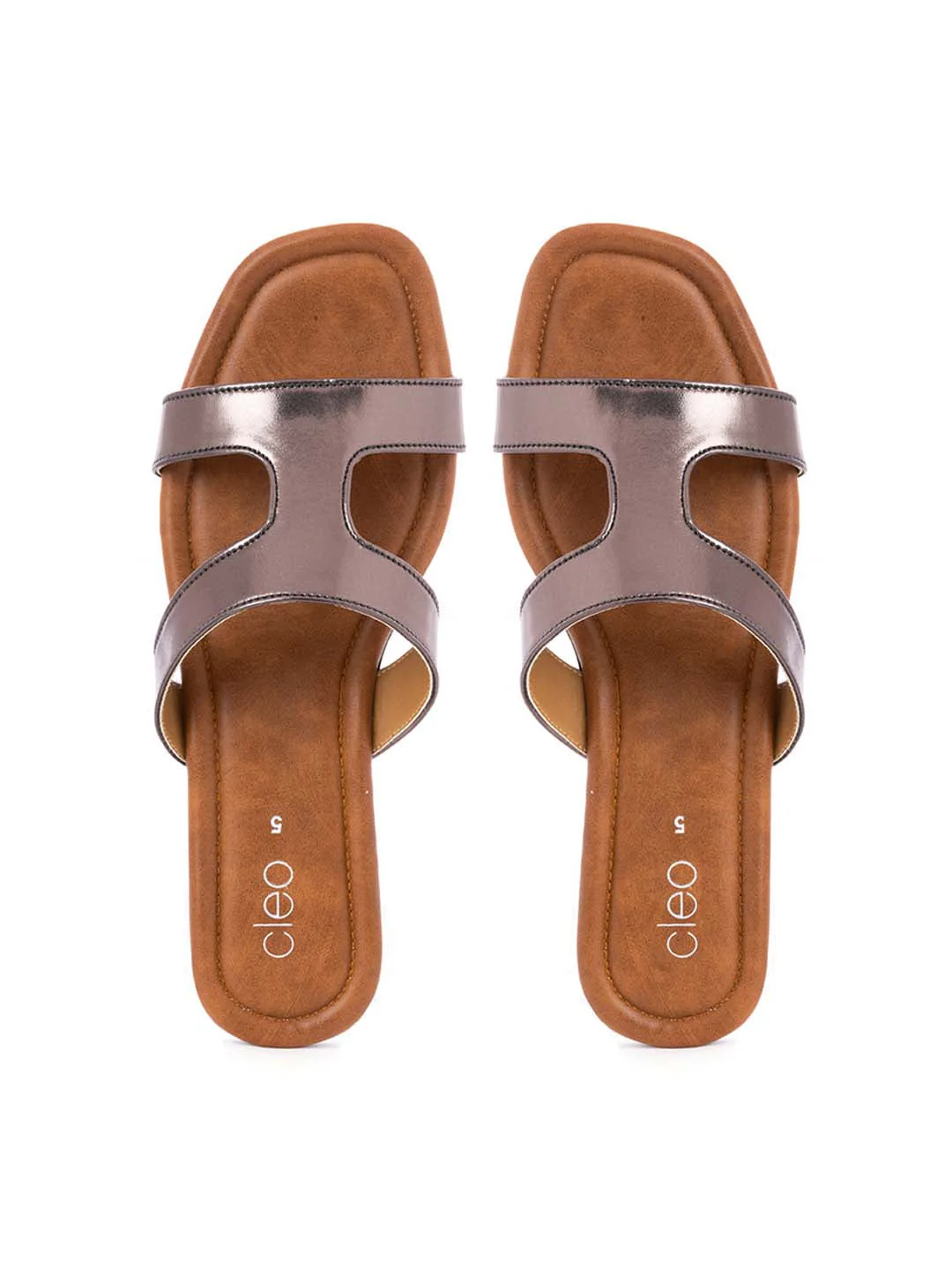 Khadim Cleo Flat Mule Slide Sandal for Women - Image 2