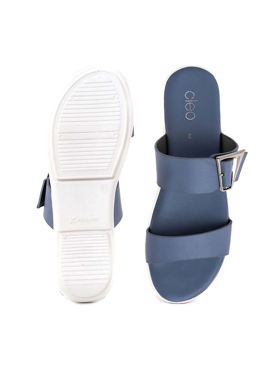 Khadim Cleo Flat Mule Slip On Sandal for Women - Image 11