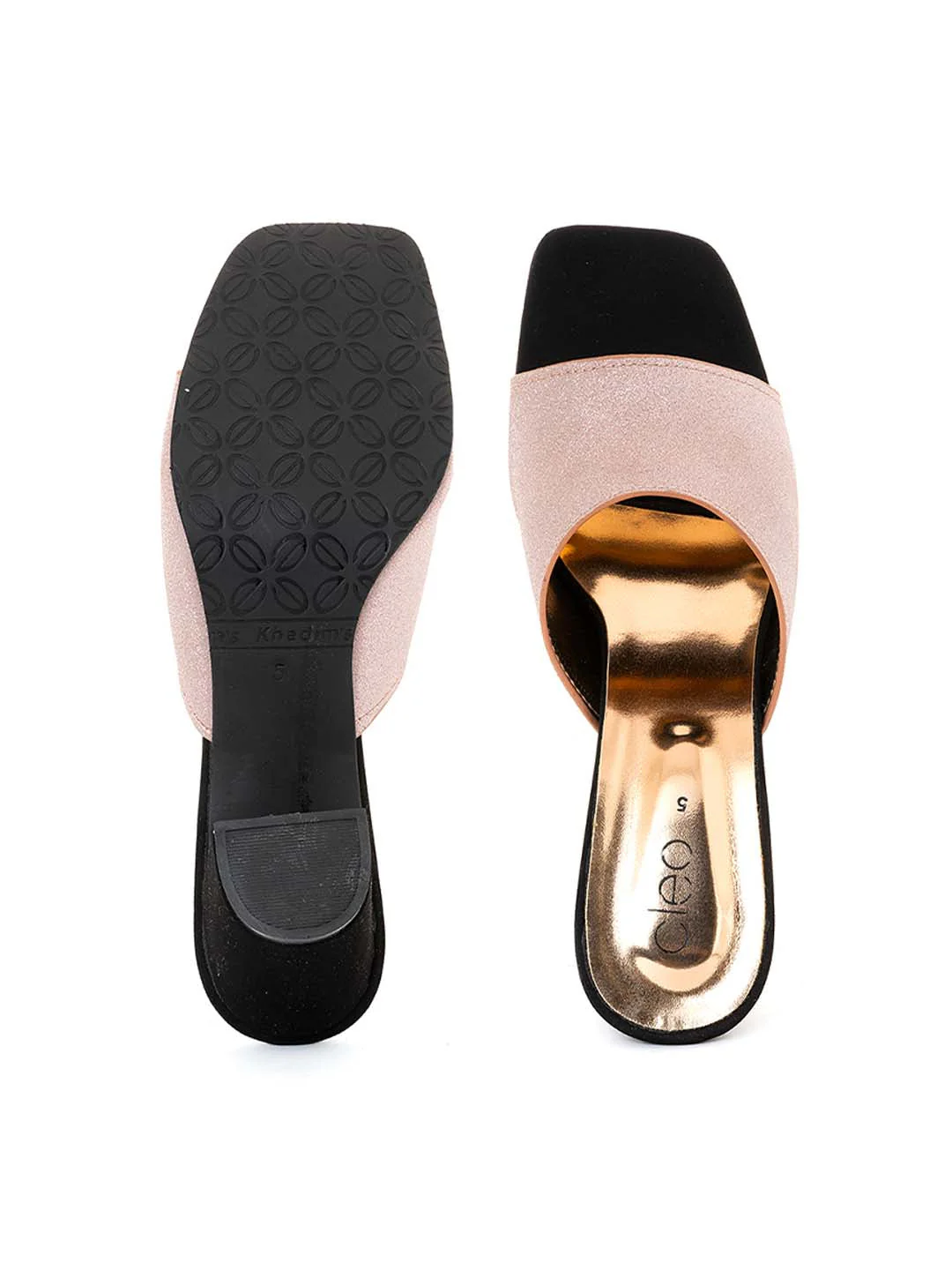 Khadim Cleo High Heel Block Mule Slip On Sandal for Women - Image 9