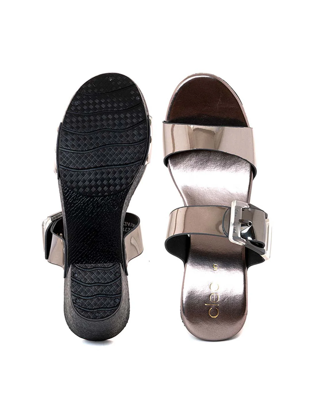 Khadim Cleo High Heel Block Mule Slip On Sandal for Women - Image 4