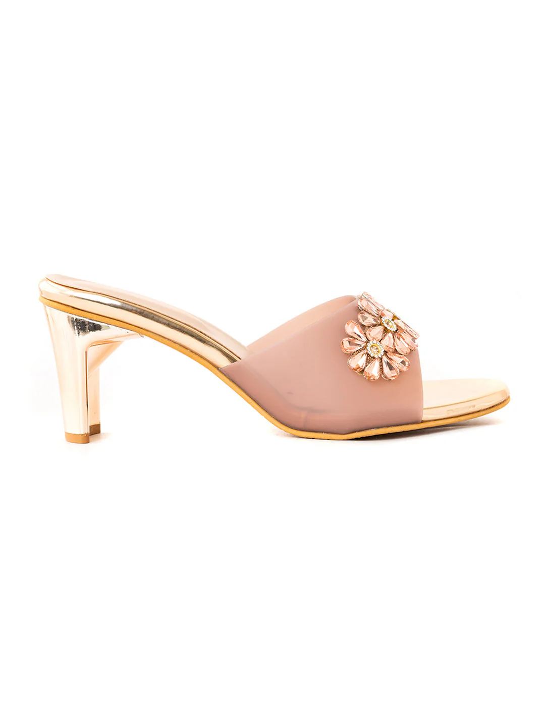 Khadim Cleo High Heel Block Mule Slip On Sandal for Women - Image 4