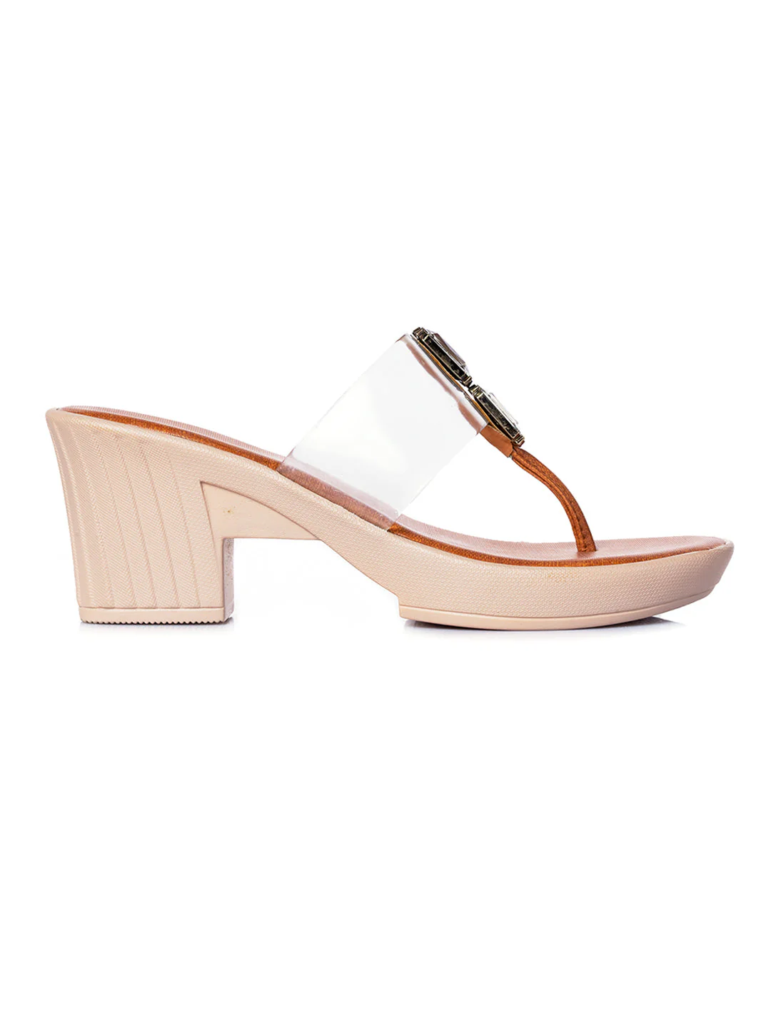 Khadim Cleo High Heel Block Slip On Sandal for Women - Image 10