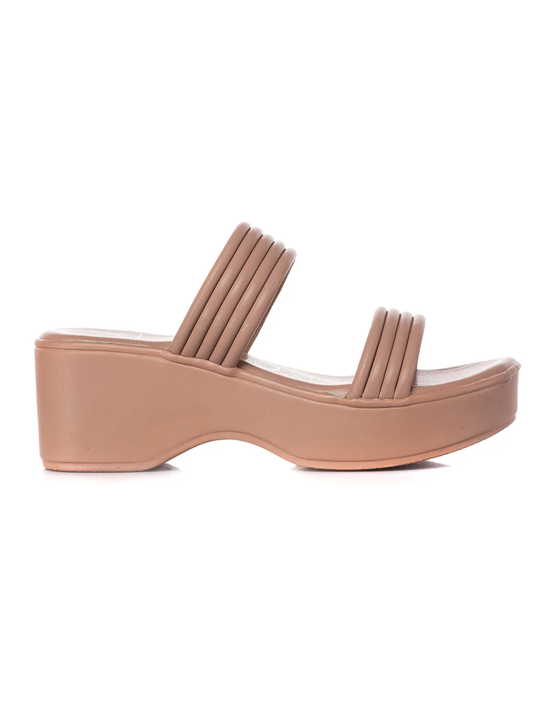 KHADIM Cleo High Heel Wedge Slip On Sandal for Women - Image 4