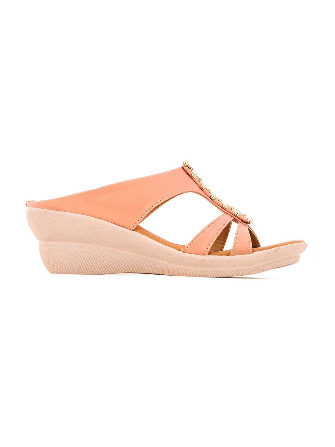 Khadim Cleo Wedge Heel Mule Slip On Sandal for Women - Image 4