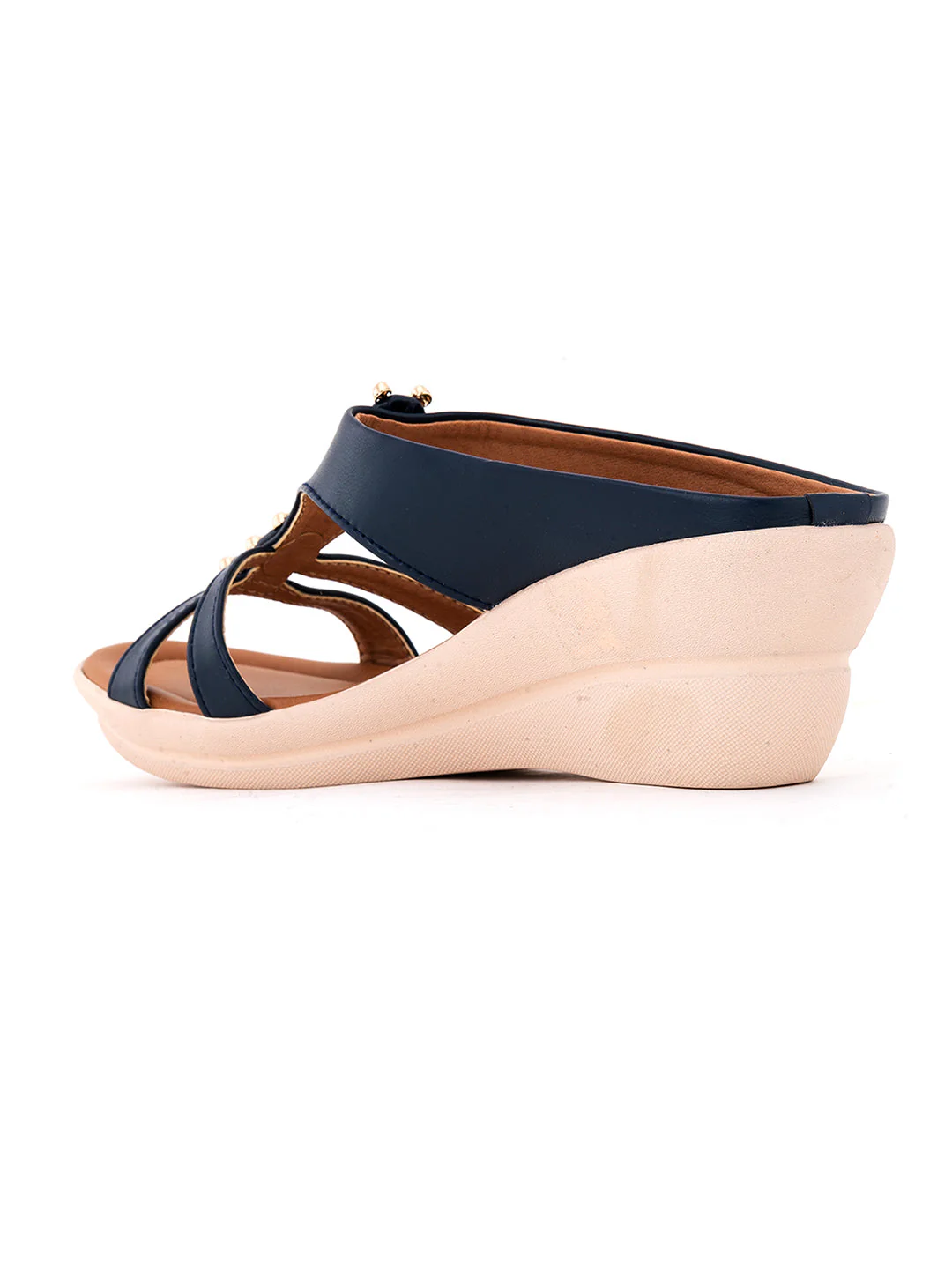 Khadim Cleo Wedge Heel Mule Slip On Sandal for Women - Image 9