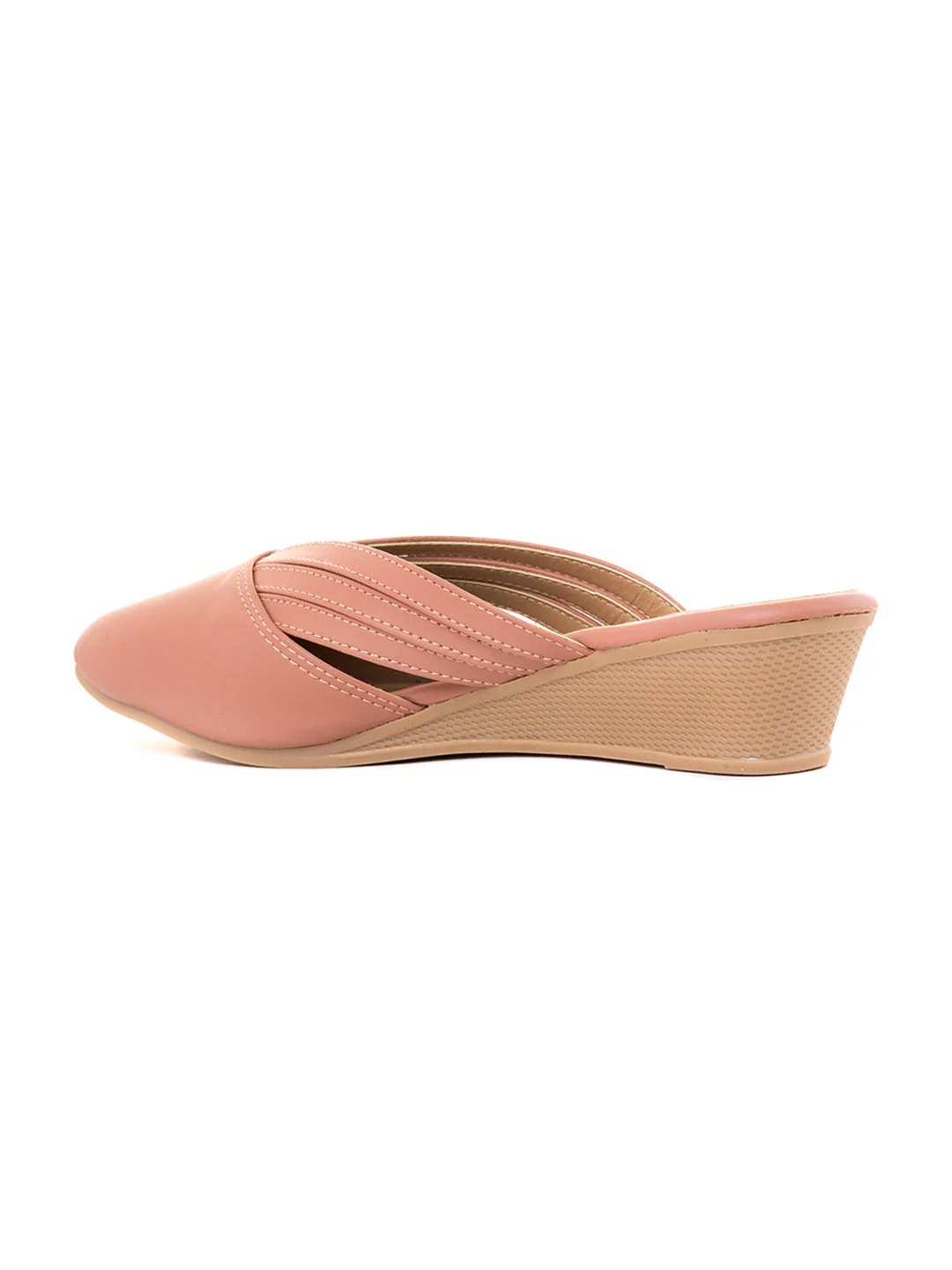Khadim Cleo Wedge Heel Mule Slip On Sandal for Women - Image 2