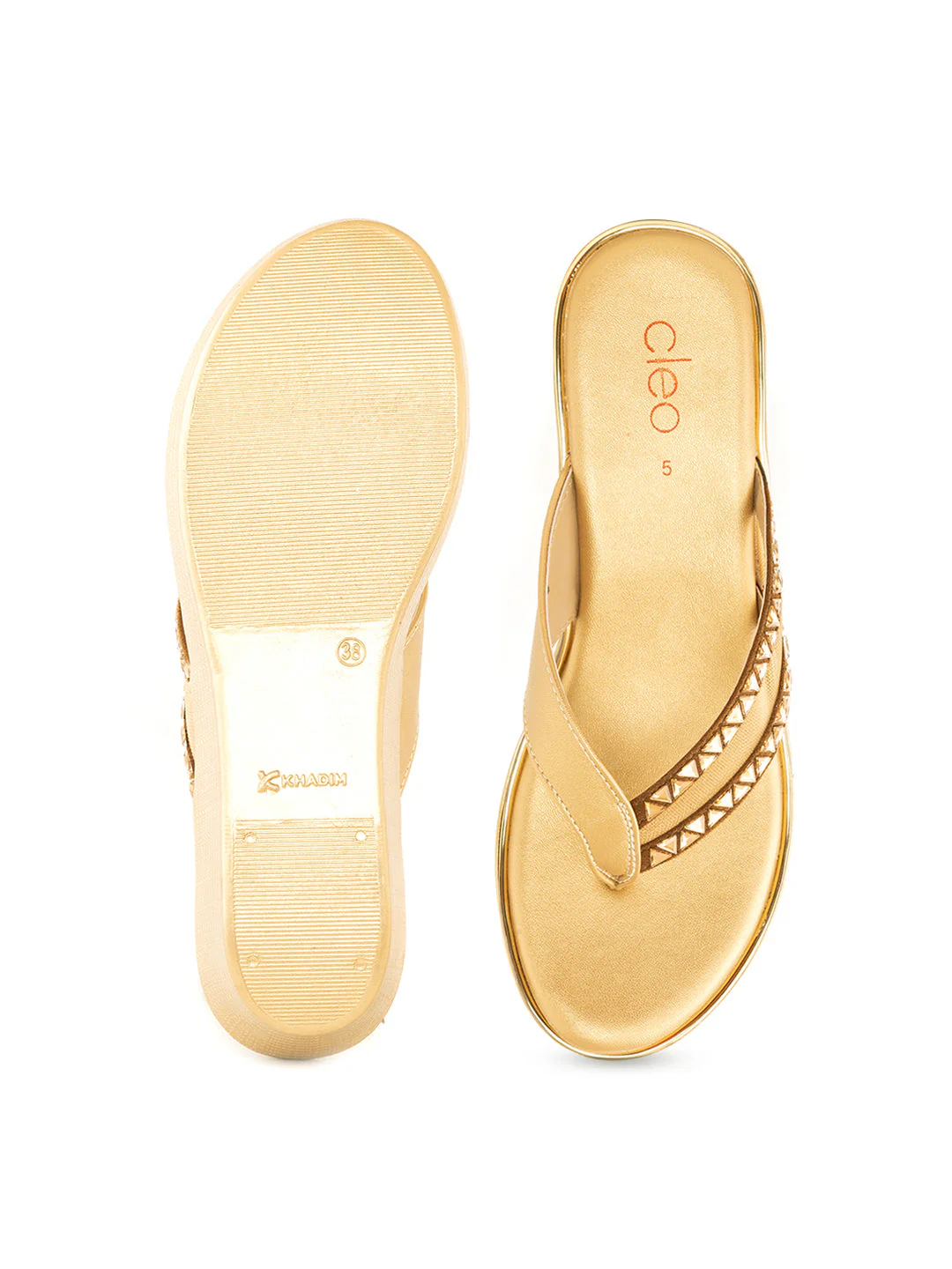 Khadim Cleo Wedge Heel Slip On Sandal for Women - Image 5