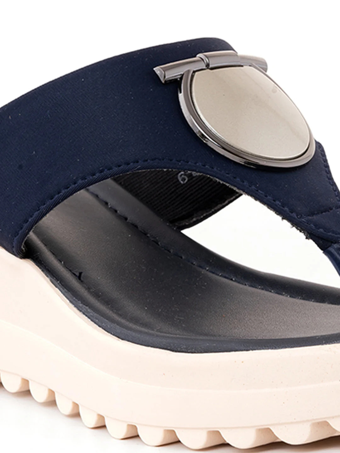 Khadim Cleo Wedge Heel Slip On Sandal for Women - Image 12