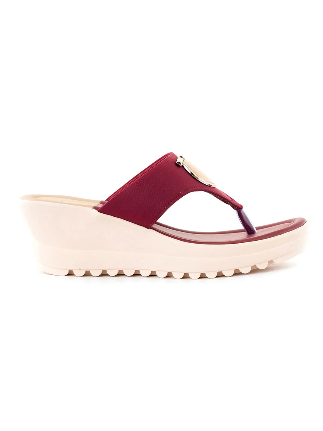 Khadim Cleo Wedge Heel Slip On Sandal for Women - Image 4