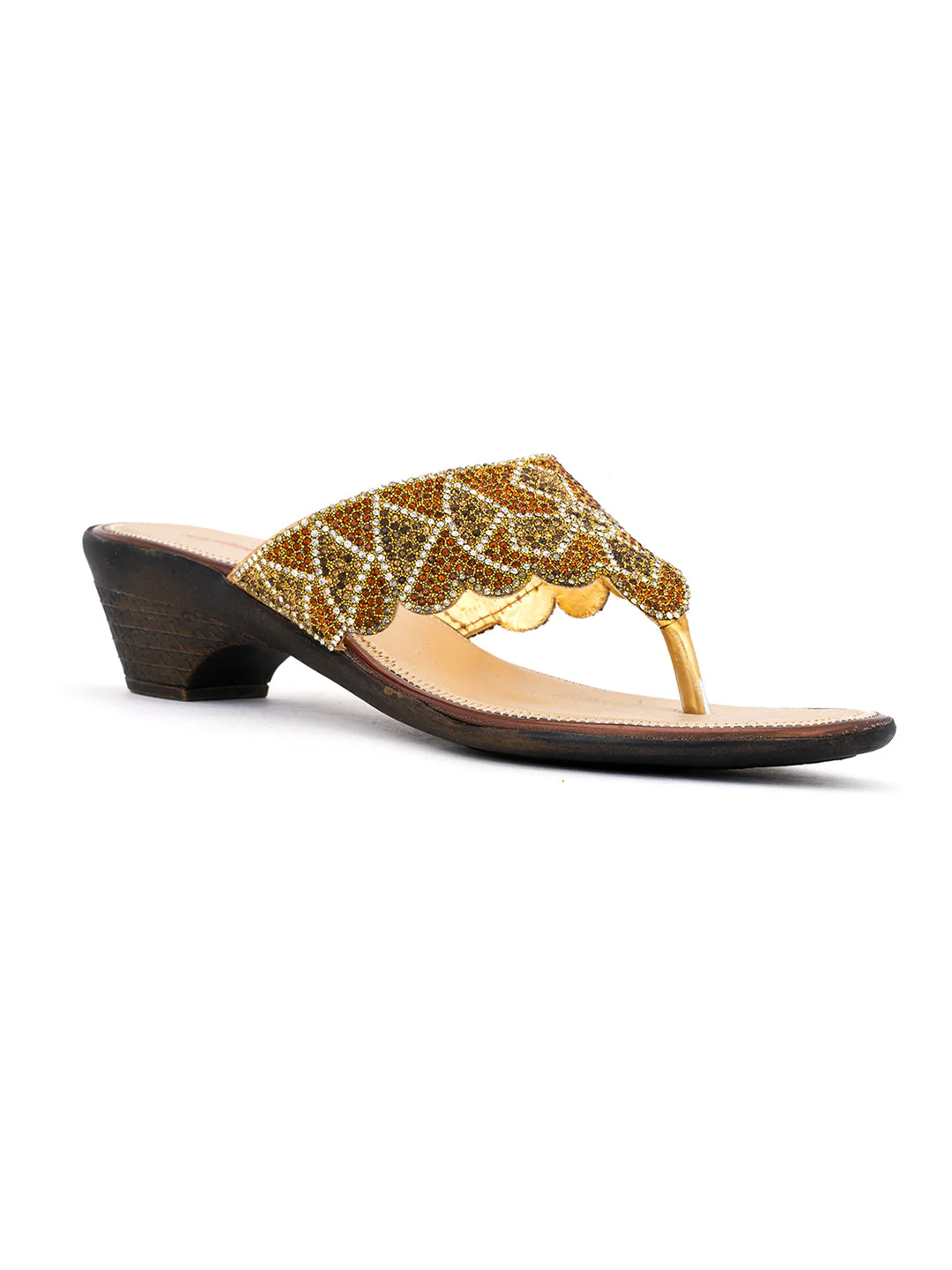 Khadim Cone Heel Slip On Sandal for Women
