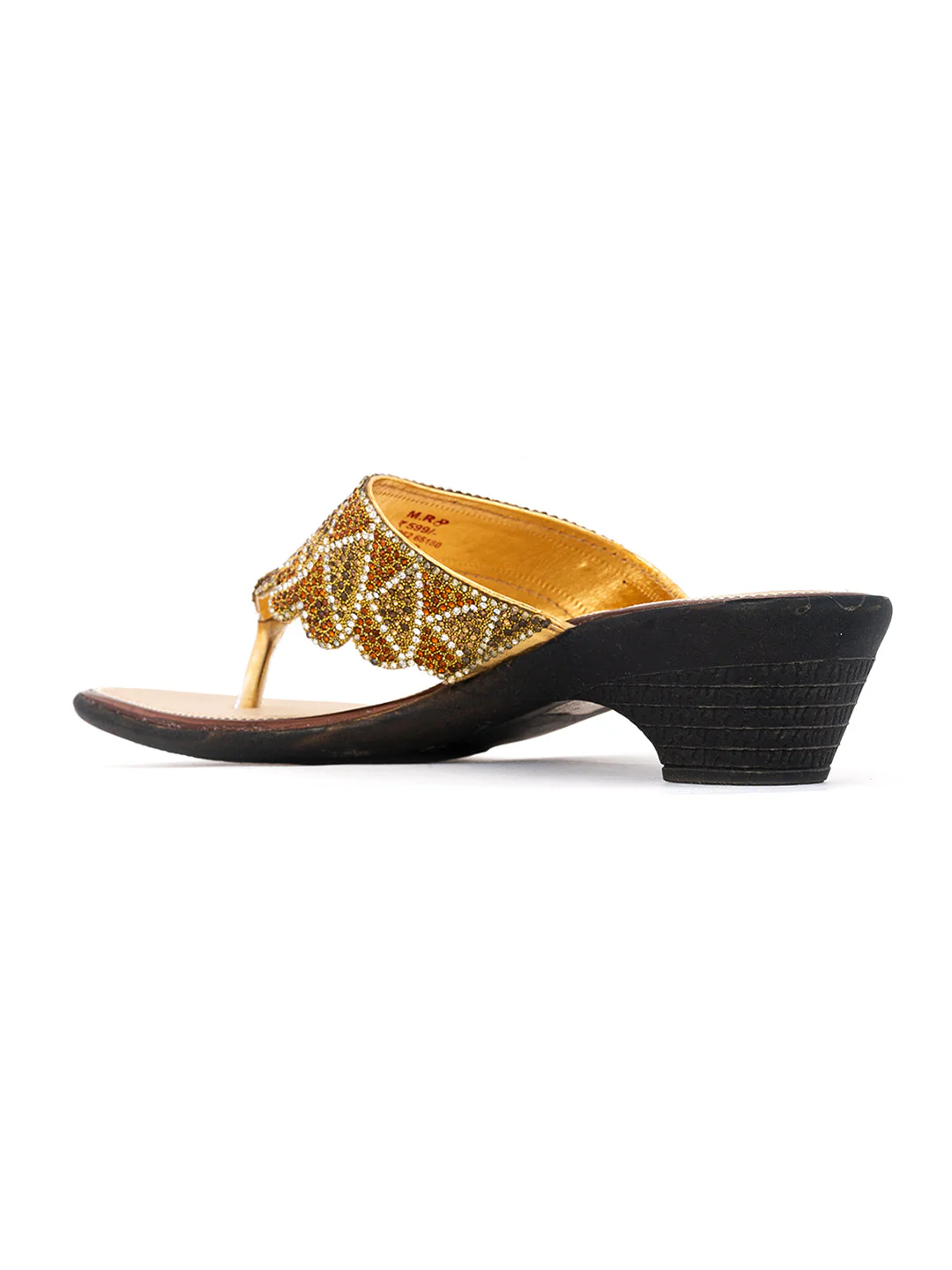 Khadim Cone Heel Slip On Sandal for Women - Image 2