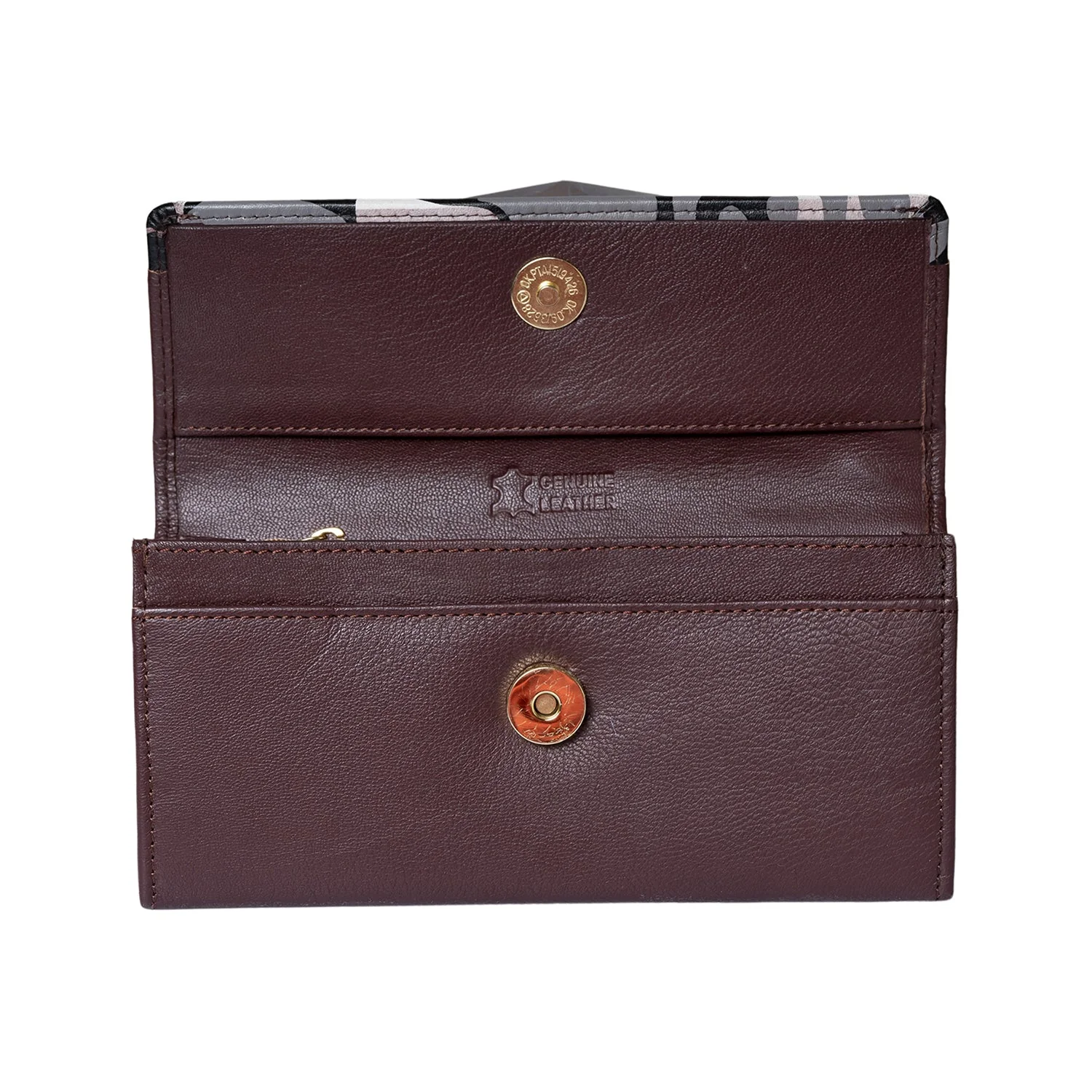 KHADIM Flap-Over Leather Wallet for Women - Image 5