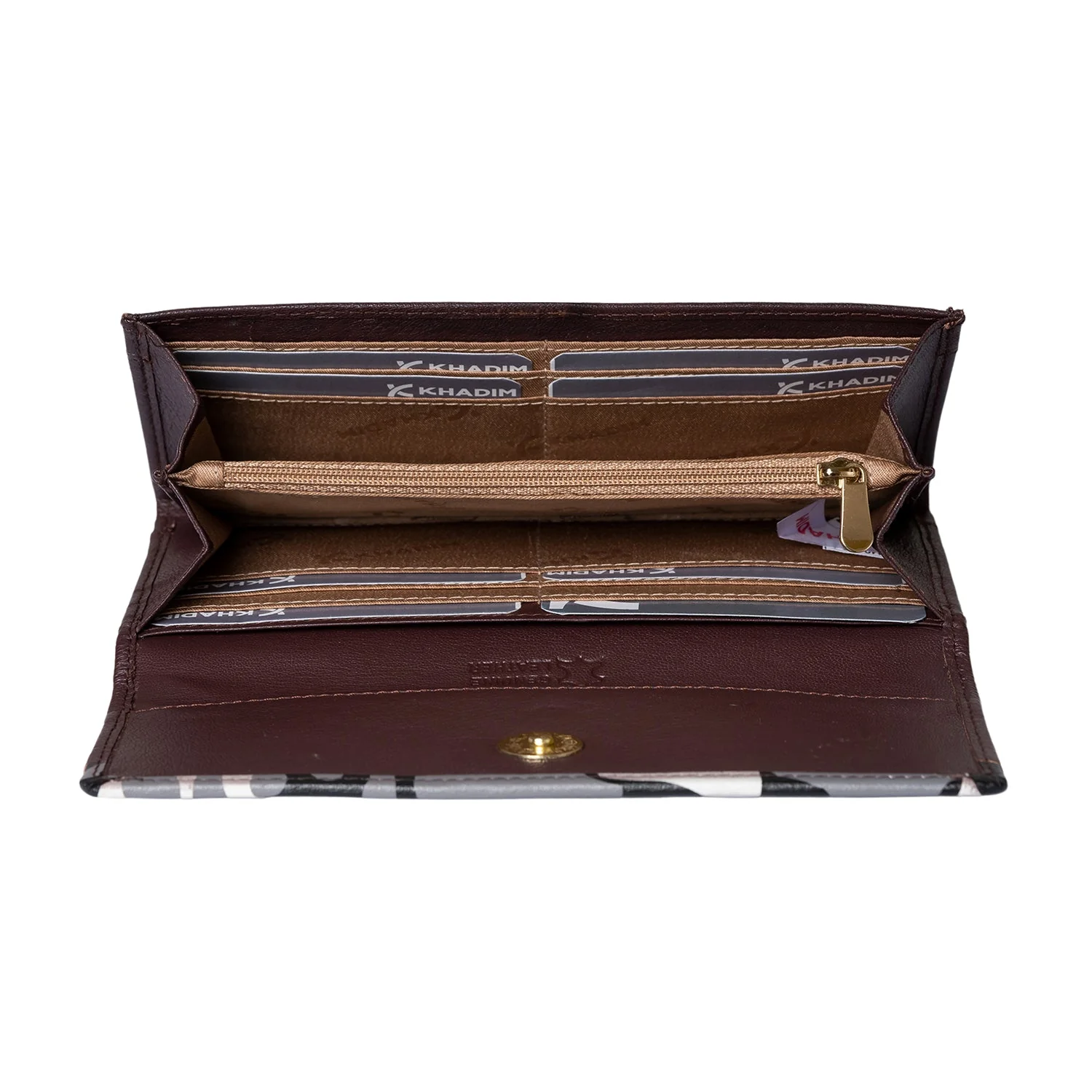 KHADIM Flap-Over Leather Wallet for Women - Image 6