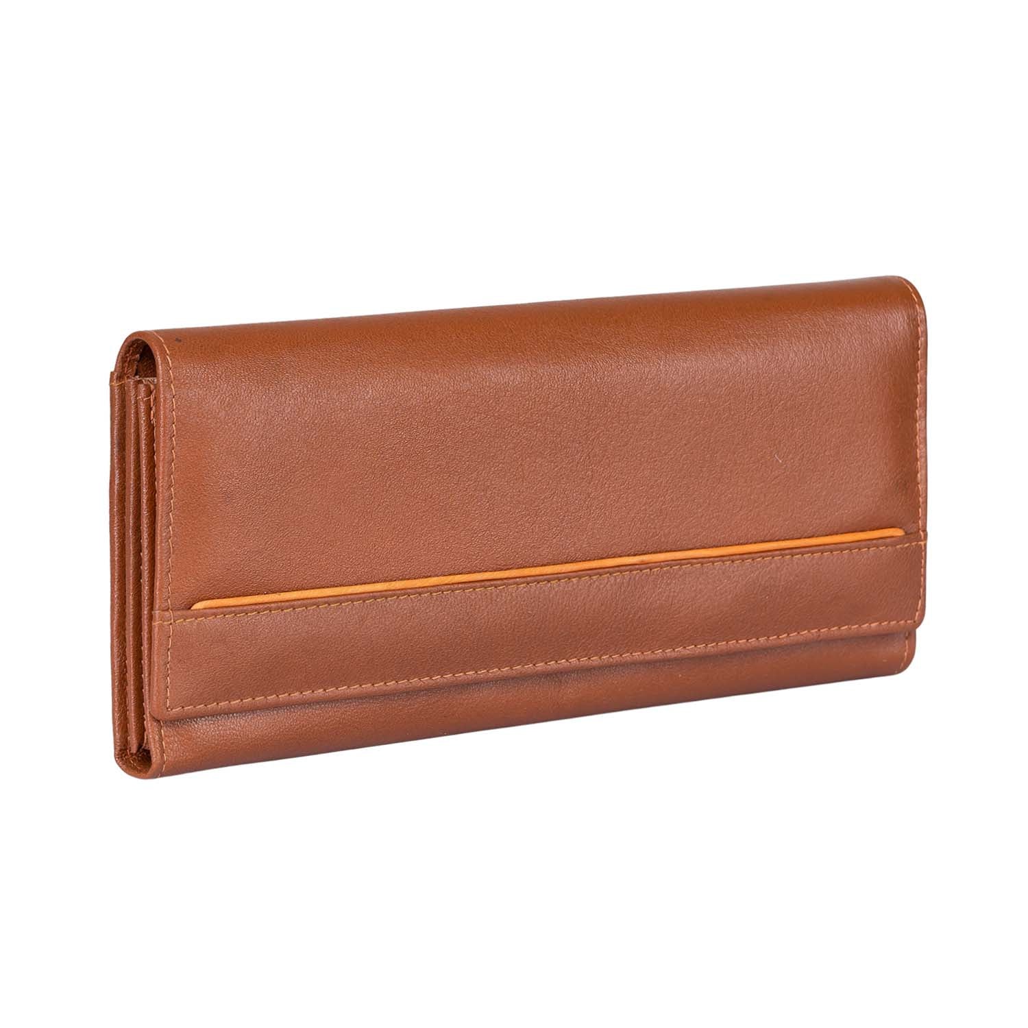 KHADIM Flap-Over Leather Wallet for Women - Image 3