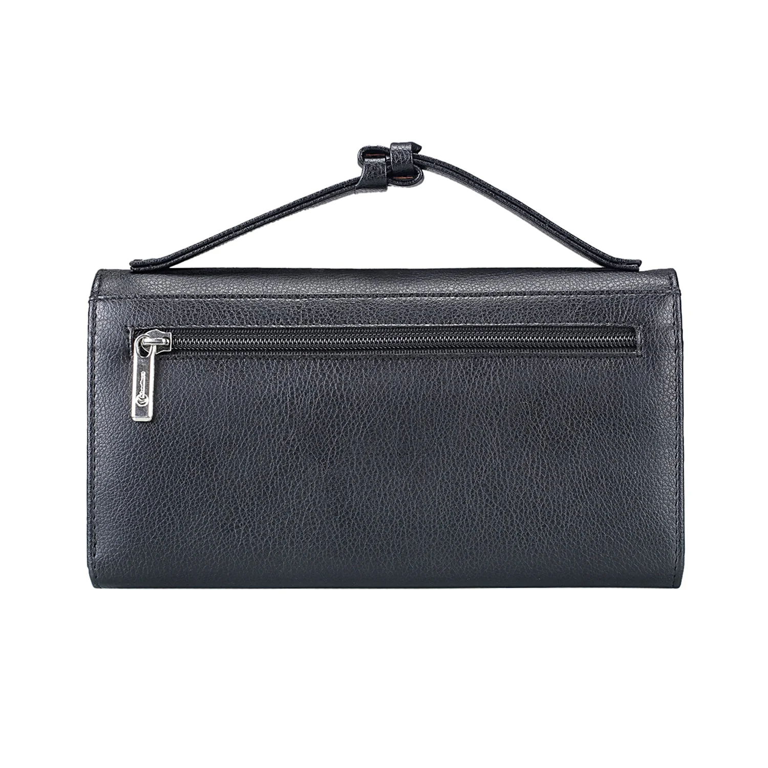 KHADIM Flap-Over Wallet with Top Handle (non-detachable) for Women - Image 5
