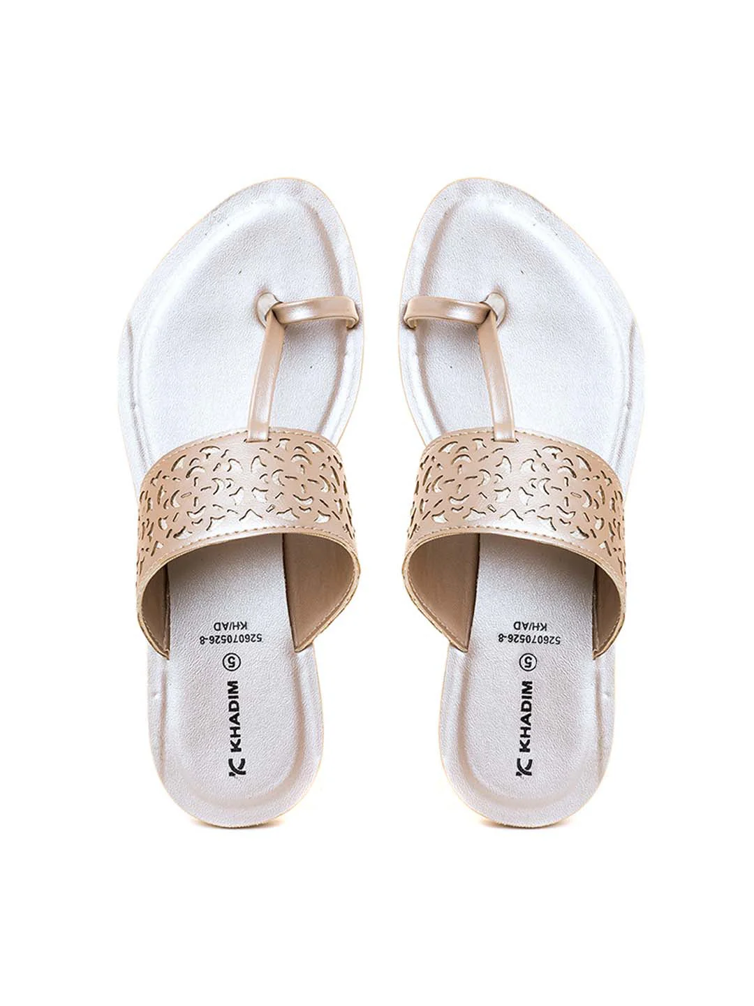 Khadim Flat Kolhapuri Slip On Sandal for Women - Image 2