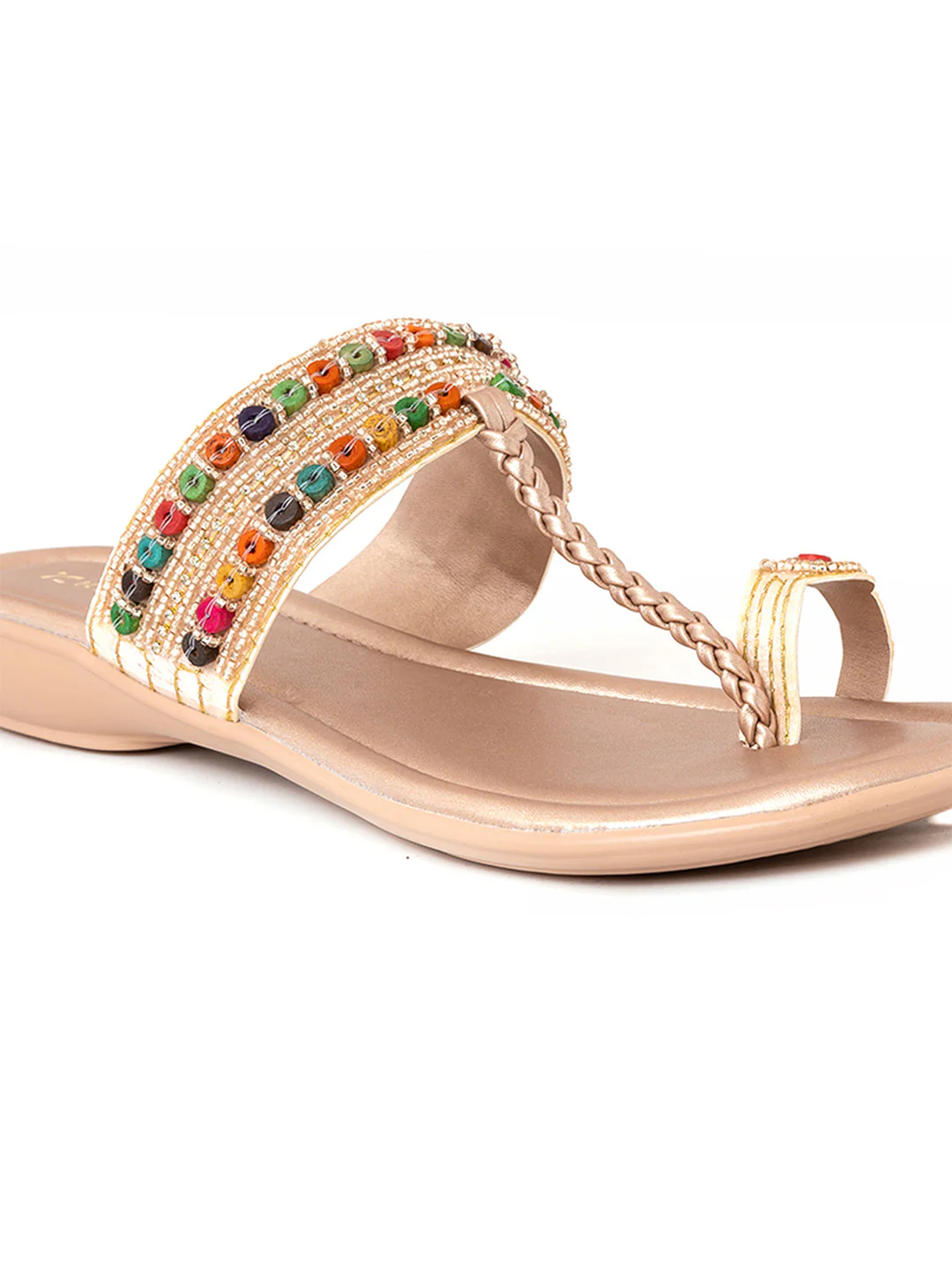 Khadim Flat Kolhapuri Slip On Sandal for Women - Image 6