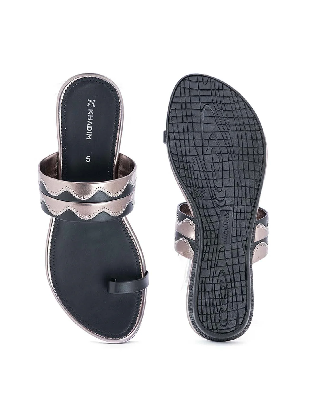 Khadim Flat Slip On Sandal for Women - Image 11