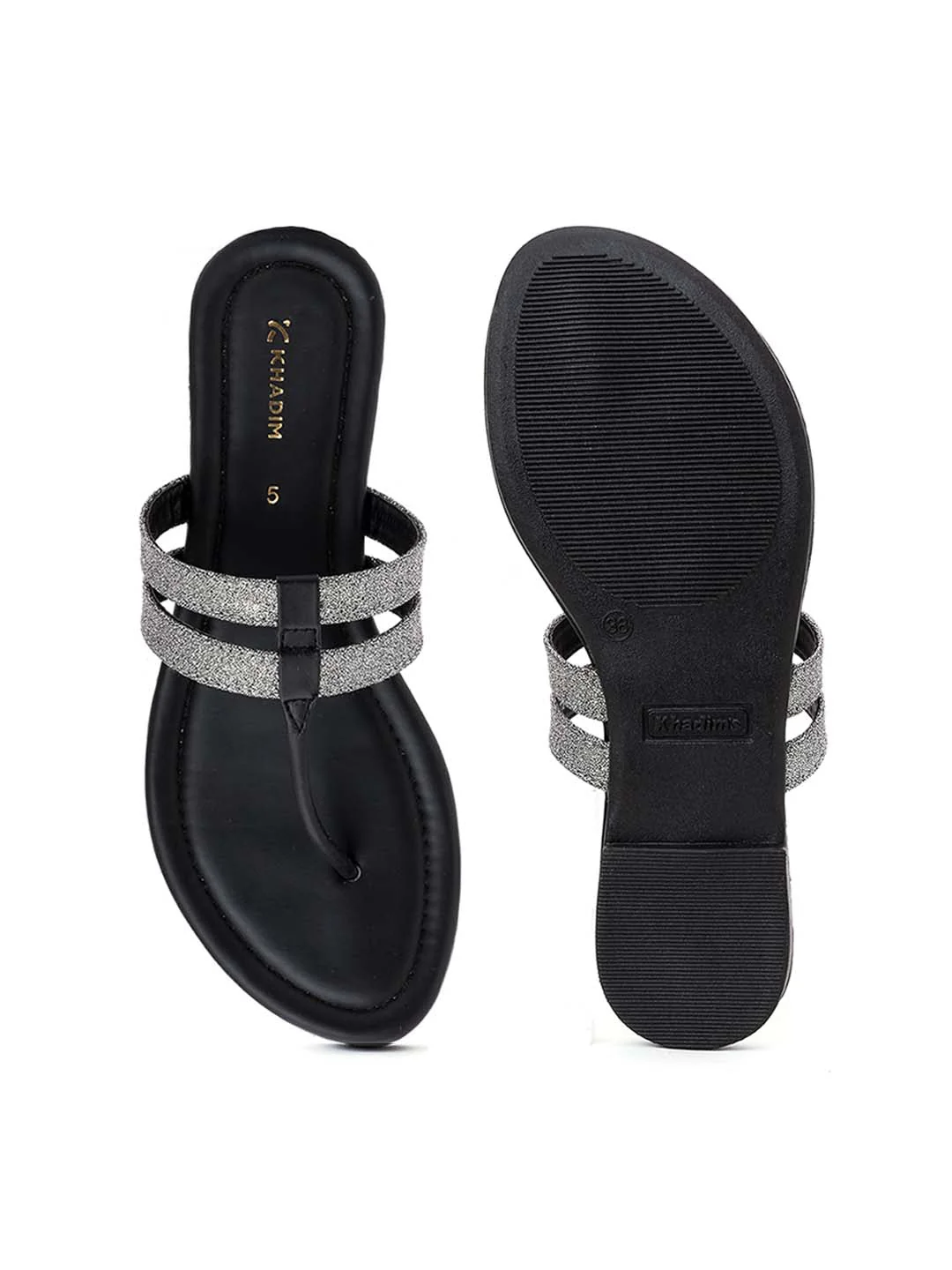 Khadim Flat Slip On Sandal for Women - Image 11