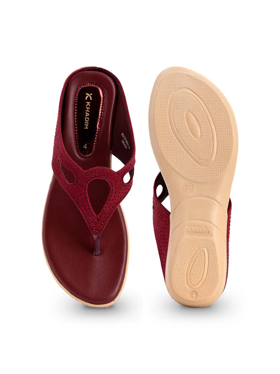 Khadim Flat Slip On Sandal for Women - Image 9