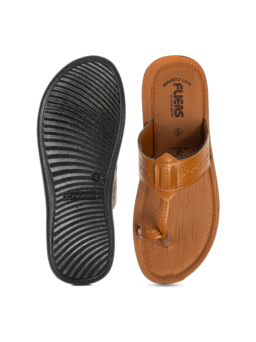 KHADIM Fliers Kolhapuri Slip On Sandal for Men - Image 6