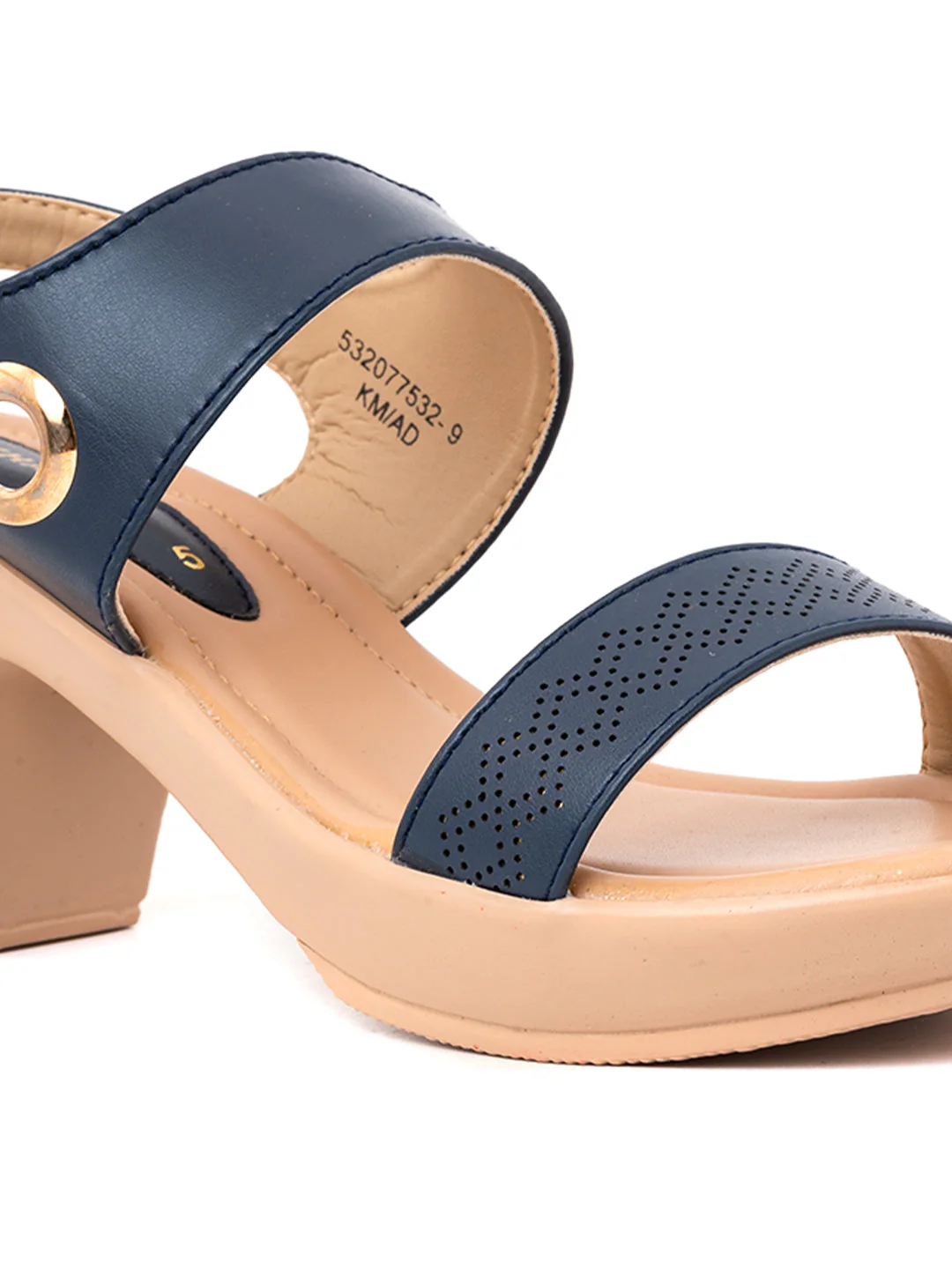 Khadim High Heel Block Sandal for Women - Image 10