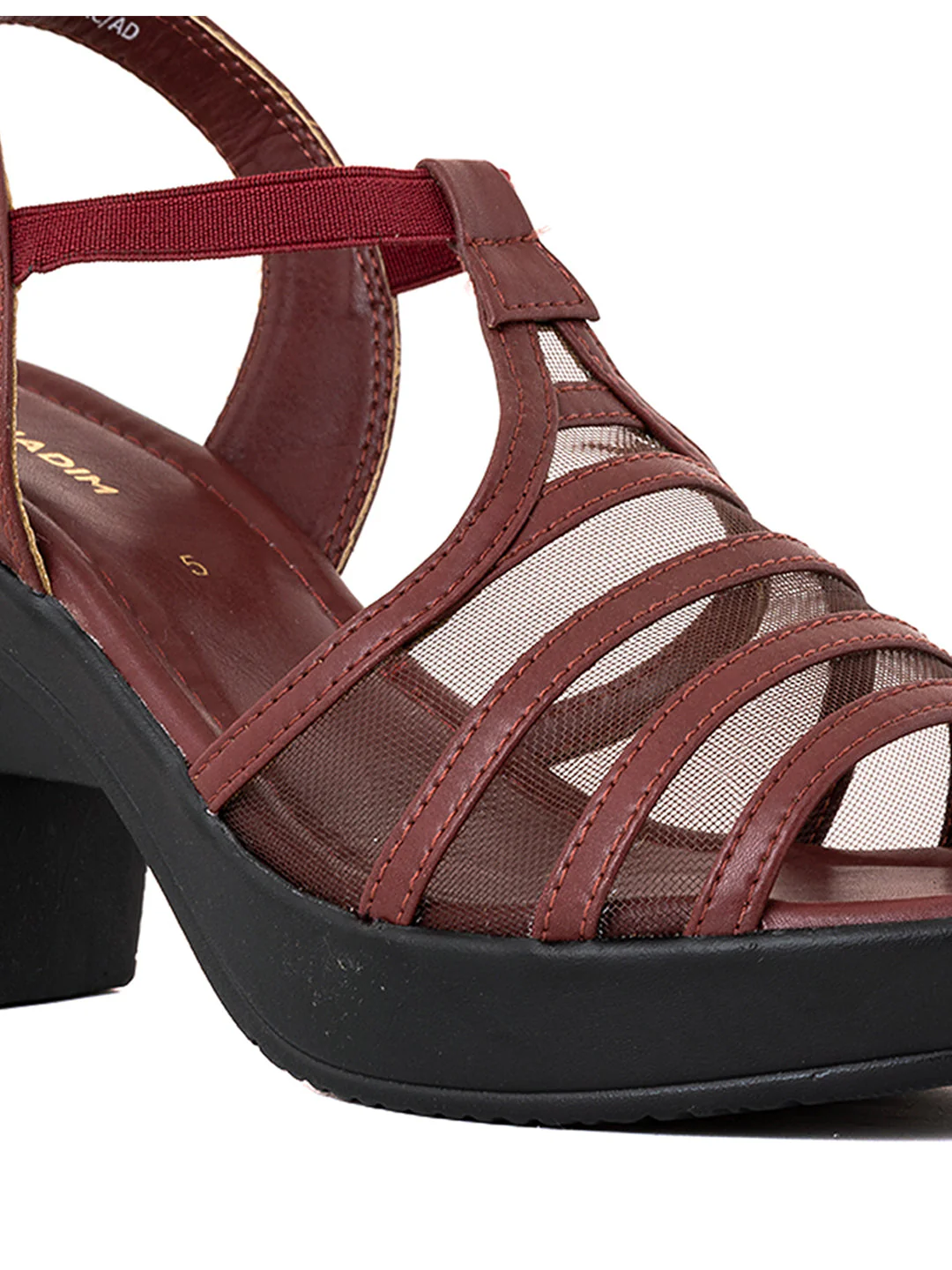 Khadim High Heel Block Slingback Sandal for Women - Image 5