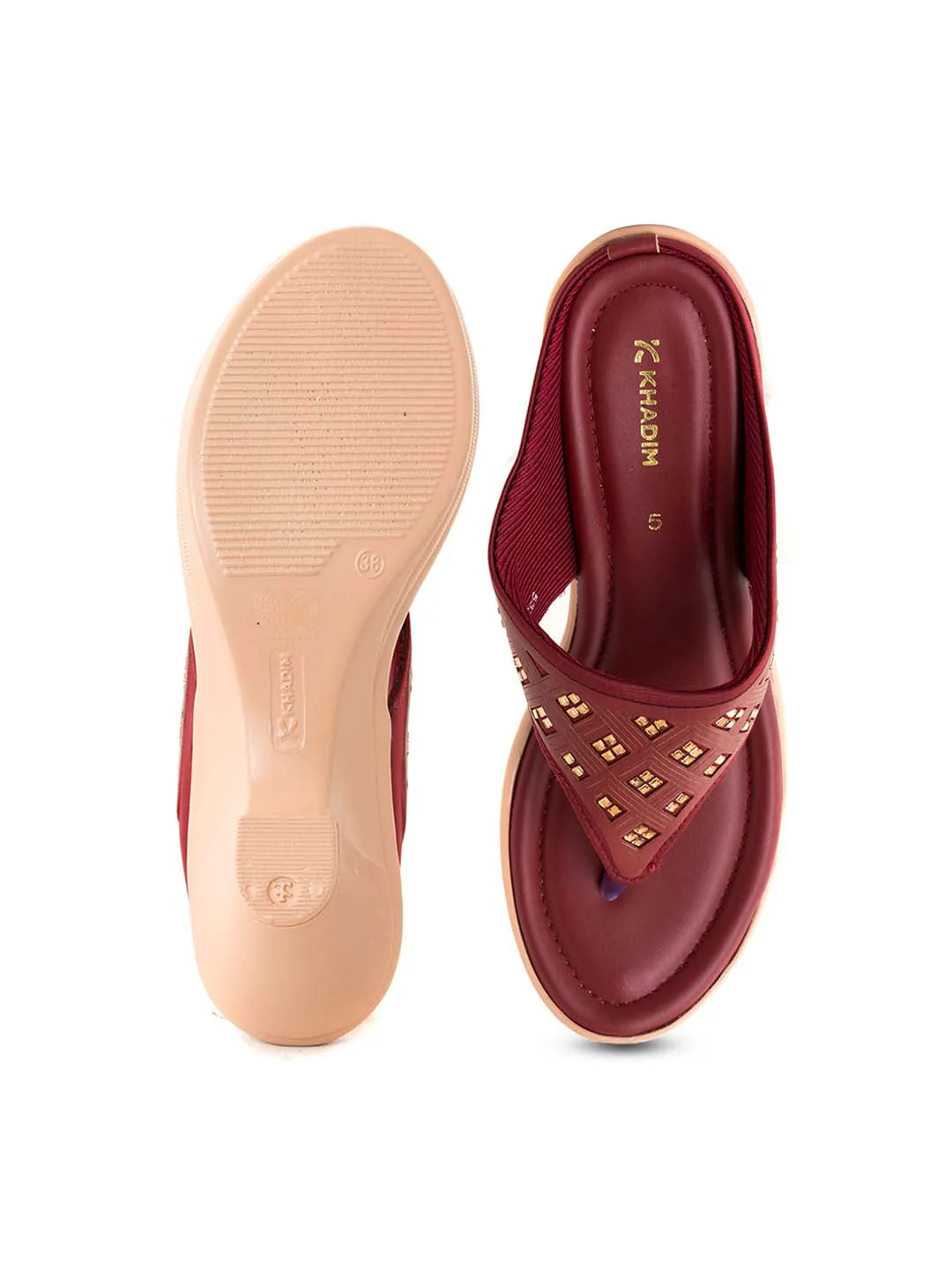 Khadim High Heel Cone Slip On Sandal for Women - Image 11