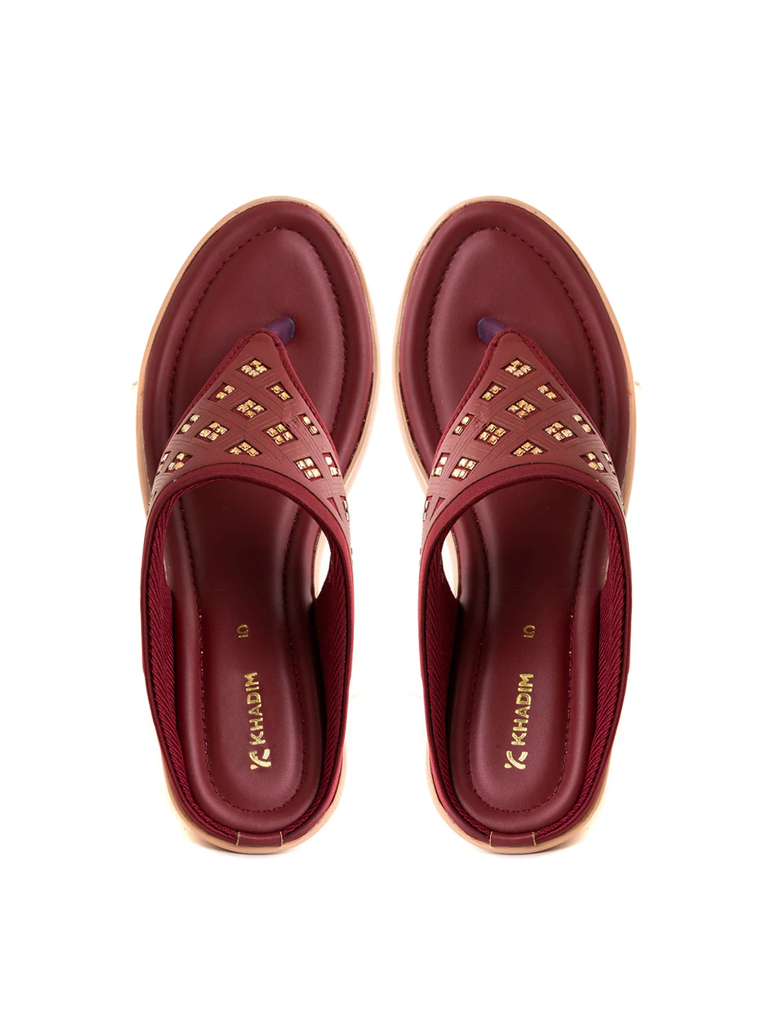 Khadim High Heel Cone Slip On Sandal for Women - Image 8