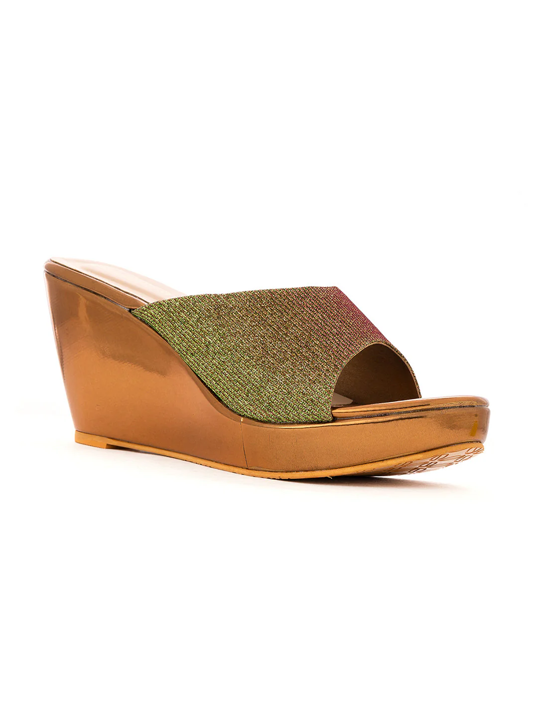 Khadim High Heel Wedge Mule Slip On Sandal for Women - Image 6
