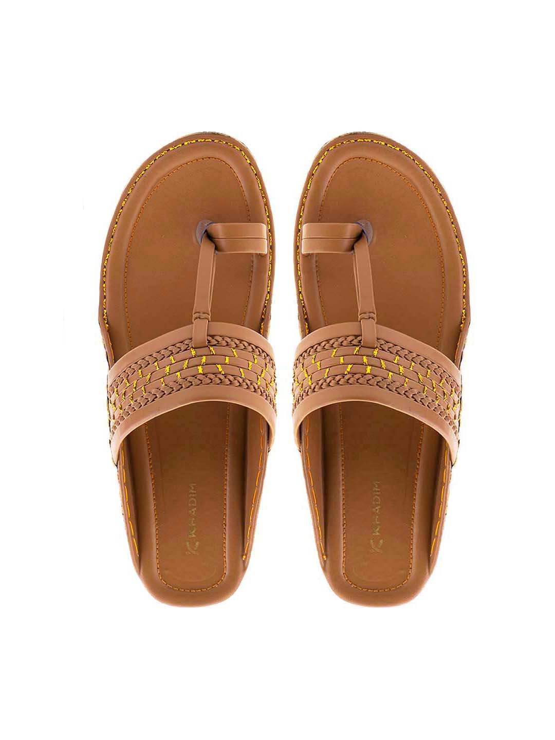 Khadim Kolhapuri Slip On Sandal for Men - Image 3