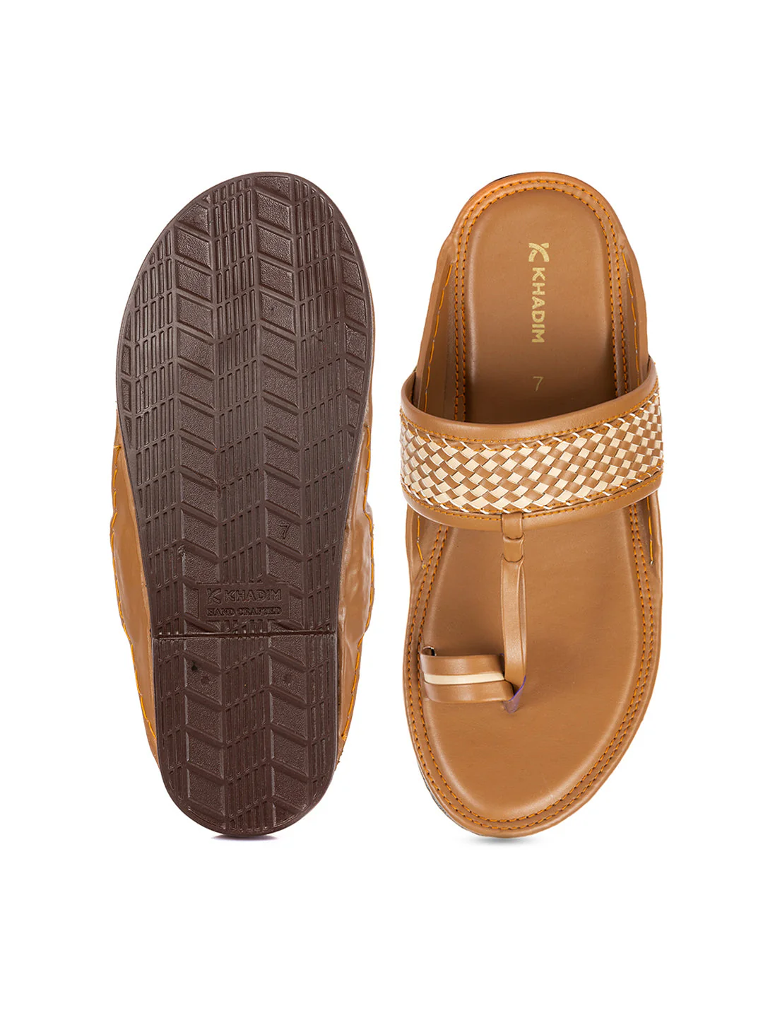 KHADIM Kolhapuri Slip On Sandal for Men - Image 6