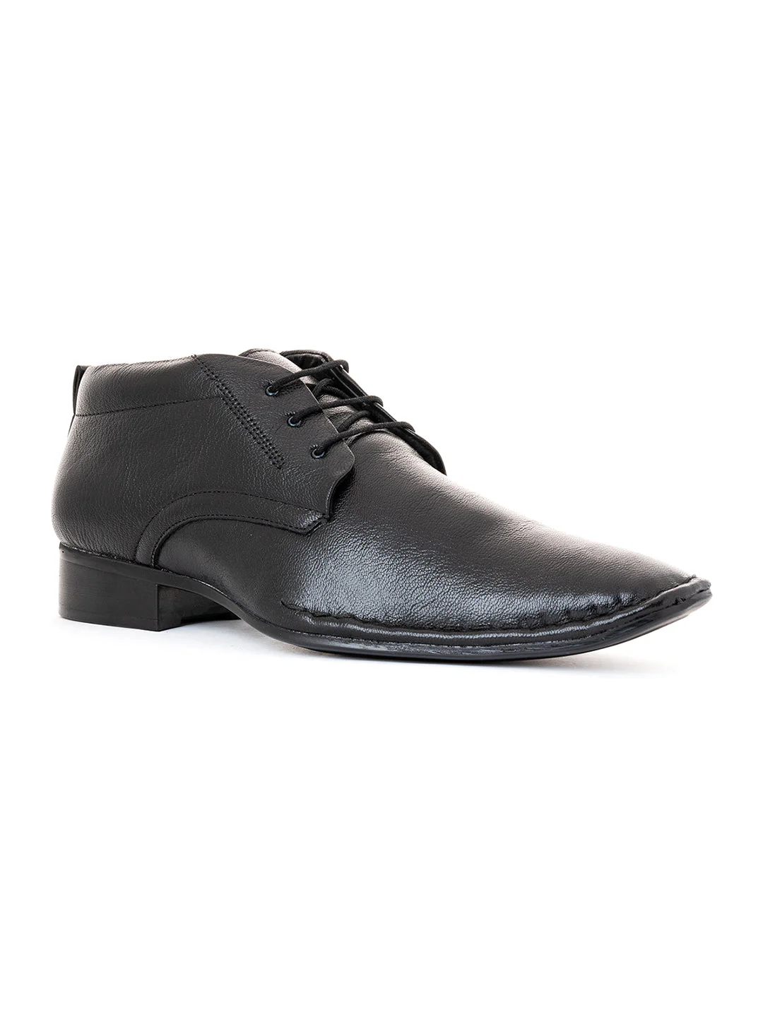 Khadim Lazard Leather Derby Boots for Men - Image 7