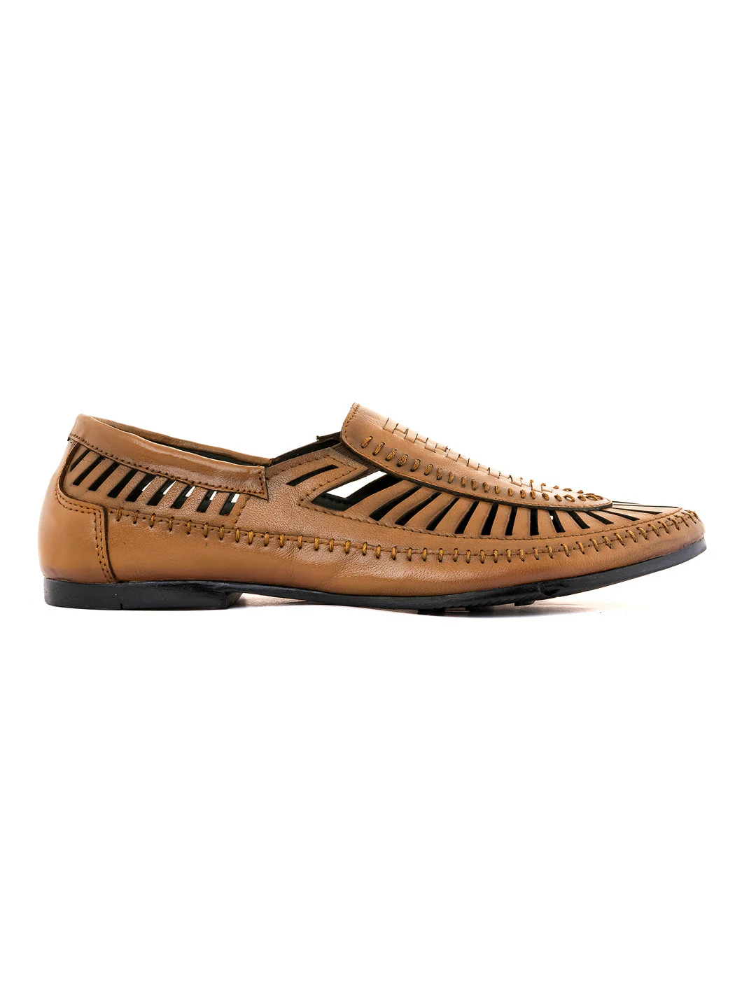 Khadim Lazard Leather Kolhapuri Slip On Shoe for Men - Image 3